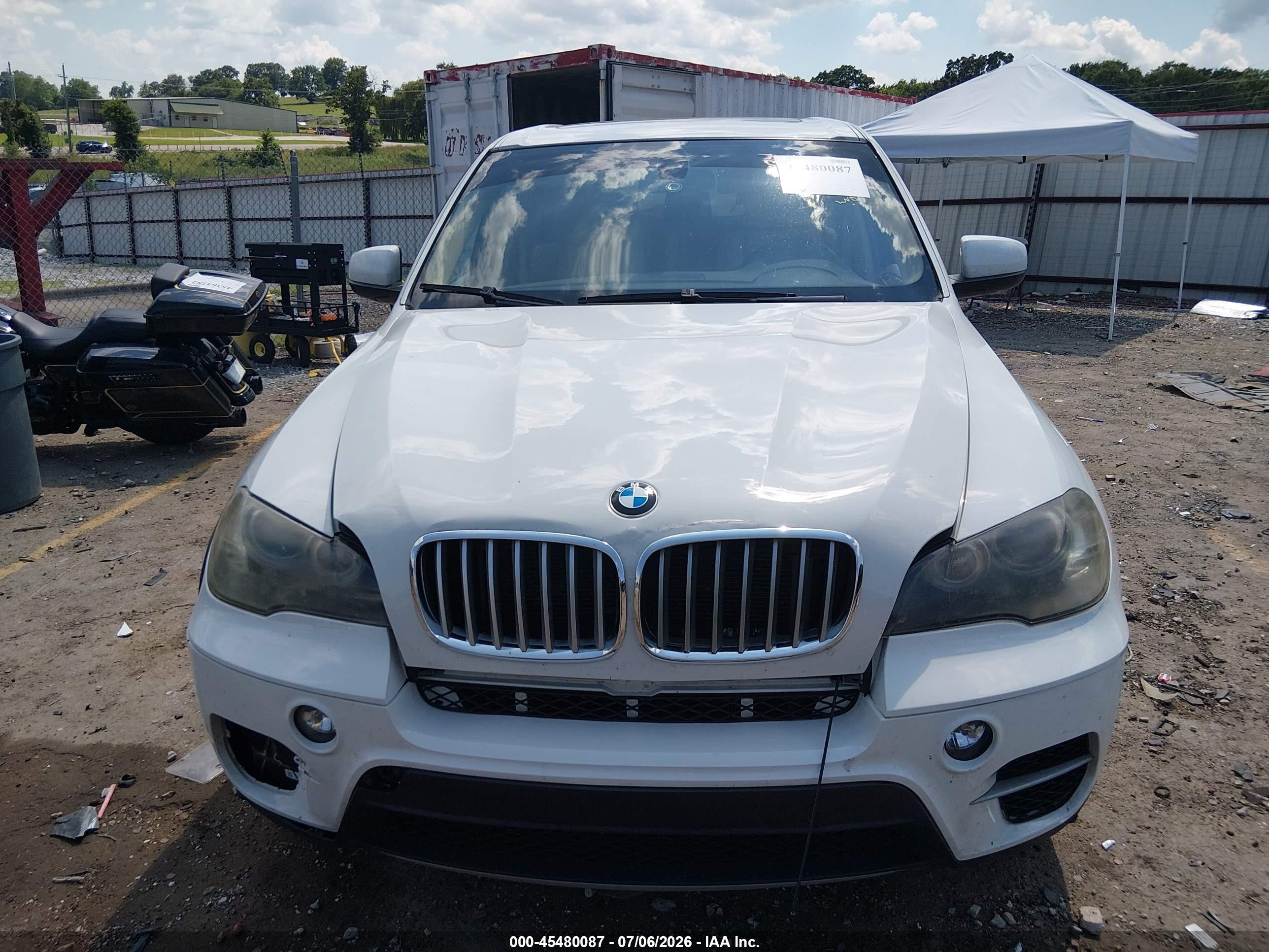 2011 Bmw X5 Xdrive35d White vin: 5UXZW0C58BL368519