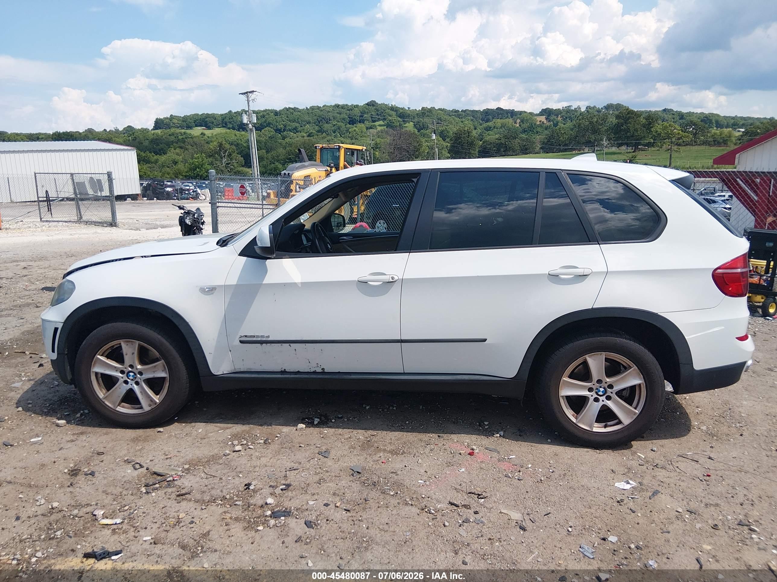 2011 Bmw X5 Xdrive35d White vin: 5UXZW0C58BL368519