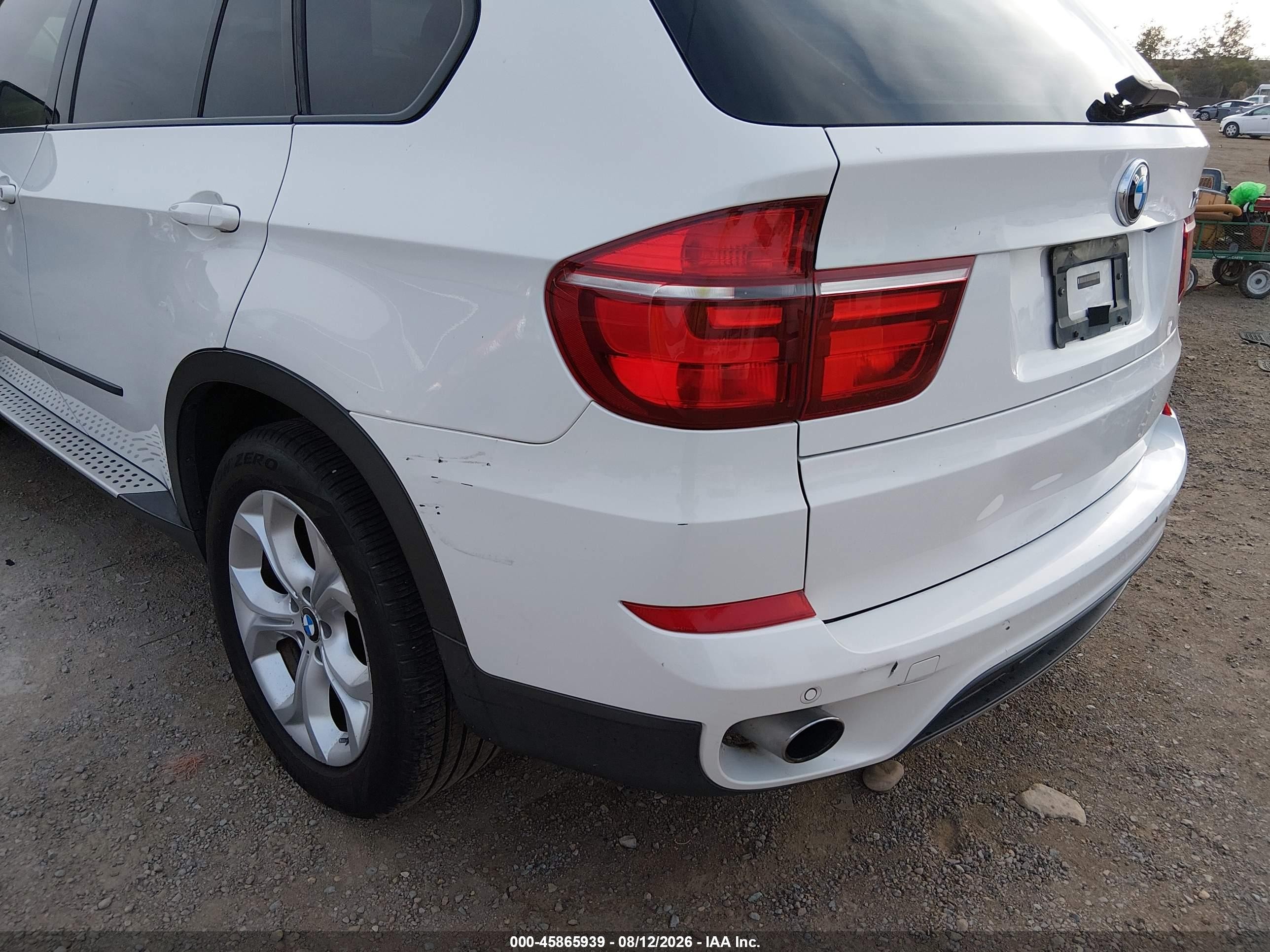 2011 Bmw X5 Xdrive35d White vin: 5UXZW0C58BL369878