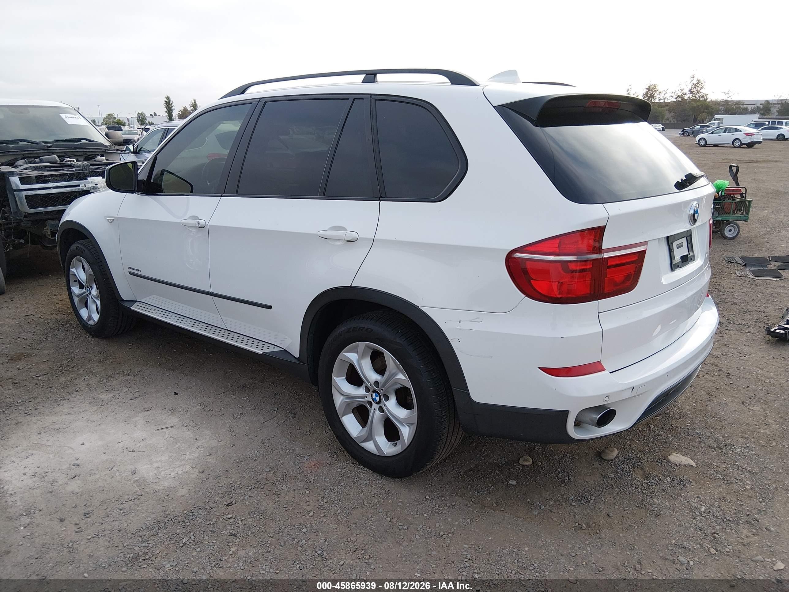 2011 Bmw X5 Xdrive35d White vin: 5UXZW0C58BL369878