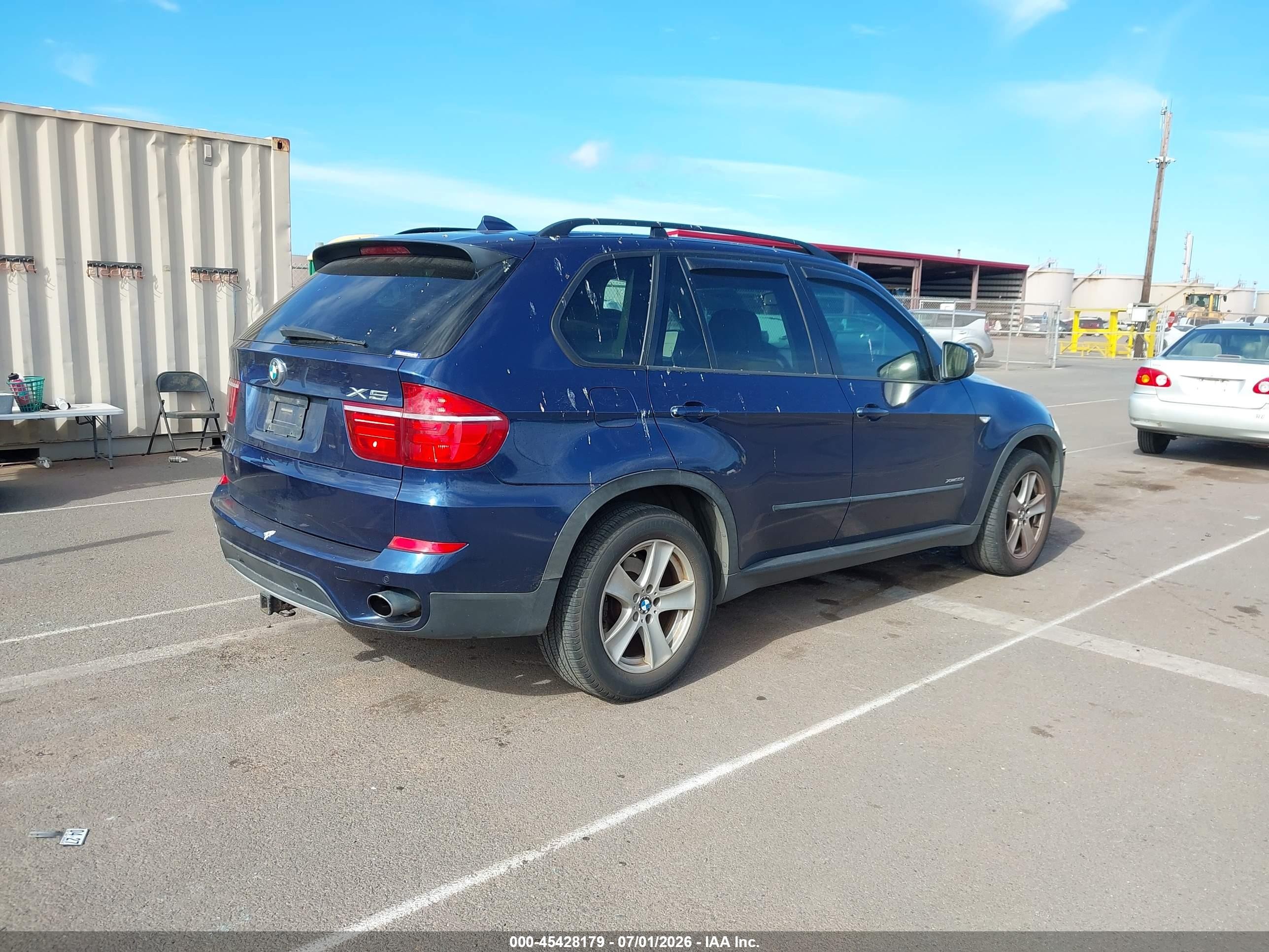 2011 Bmw X5 Xdrive35d Синий vin: 5UXZW0C58BL370254