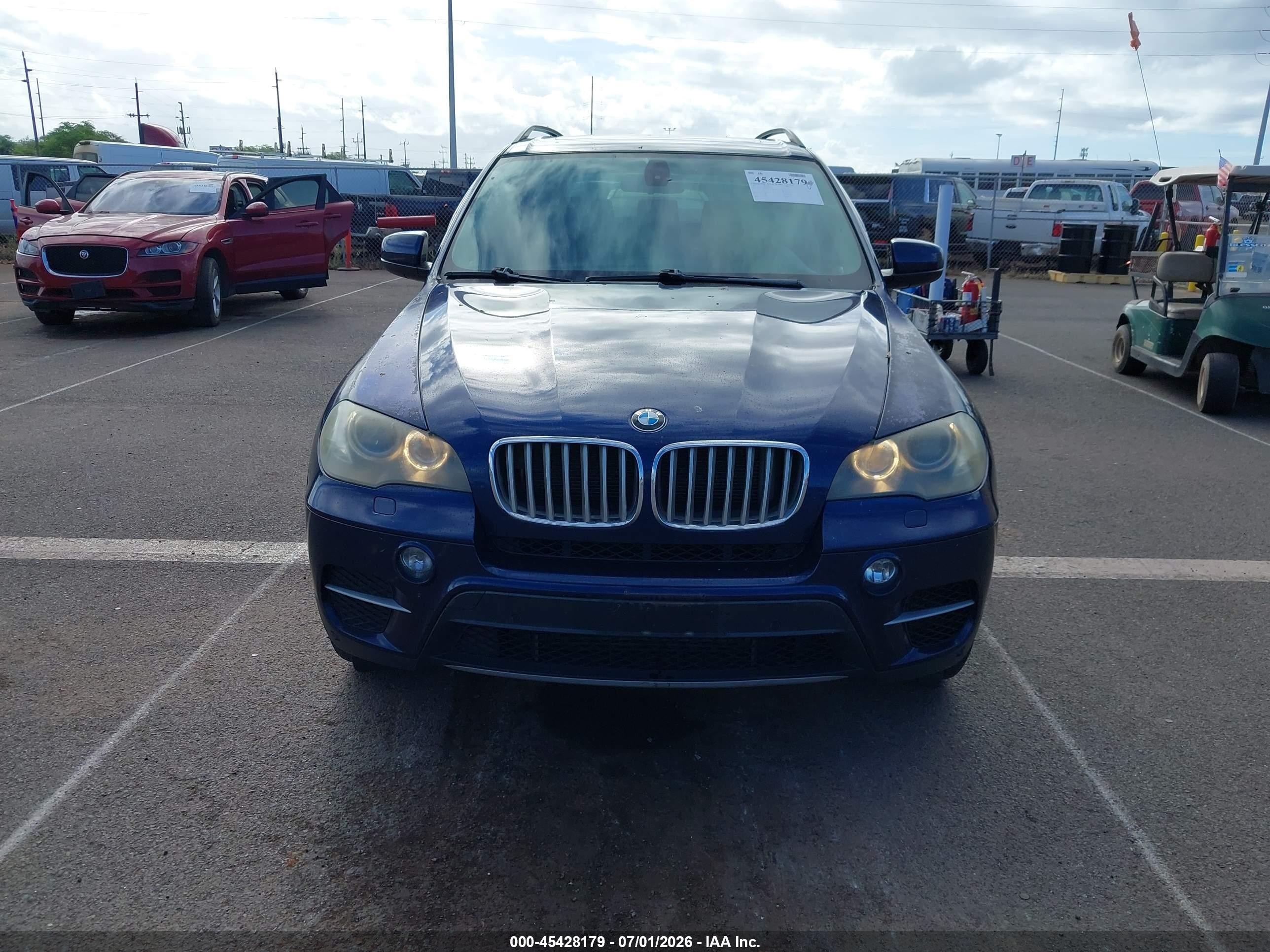 2011 Bmw X5 Xdrive35d Синий vin: 5UXZW0C58BL370254