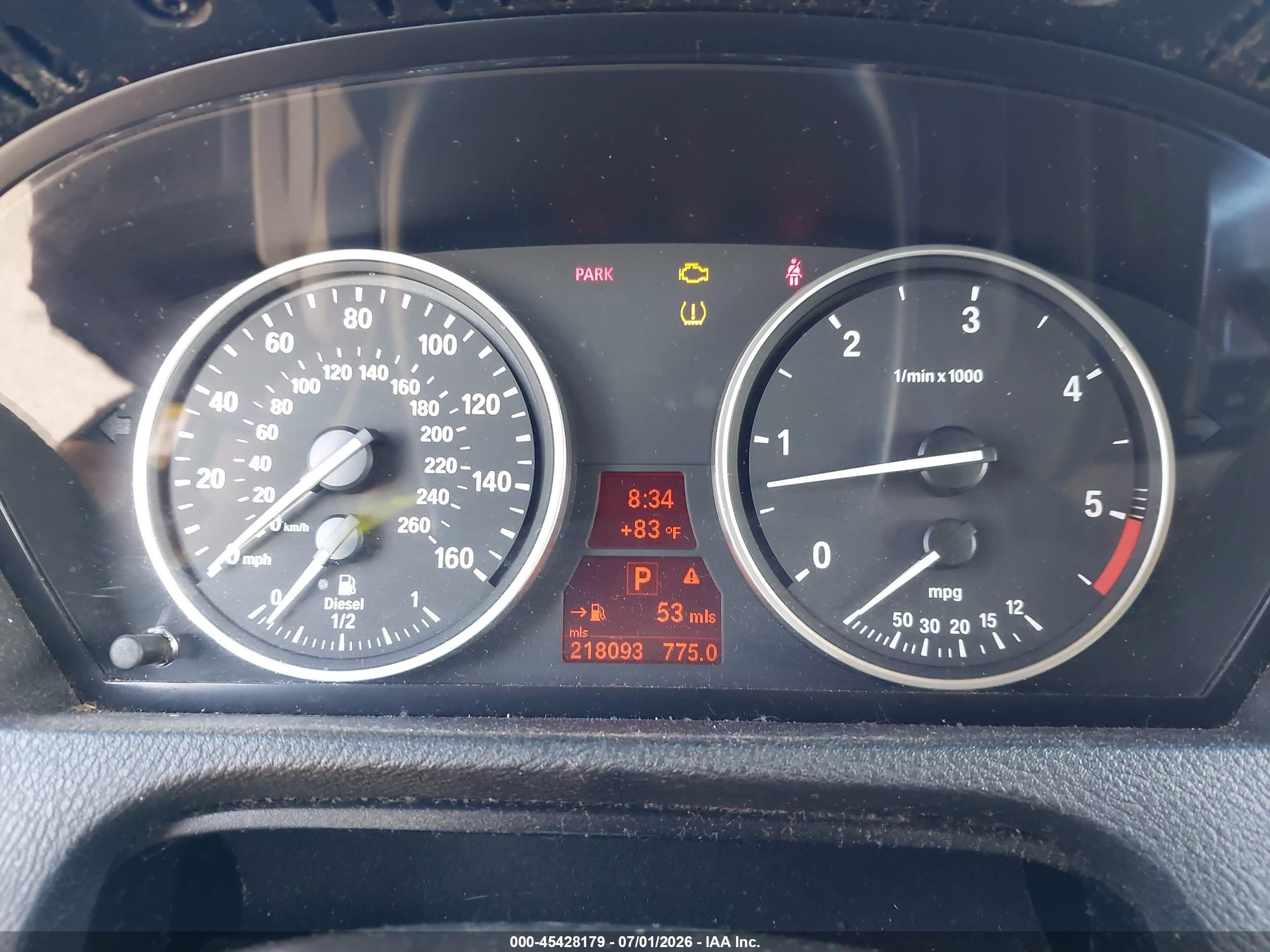 2011 Bmw X5 Xdrive35d Синий vin: 5UXZW0C58BL370254