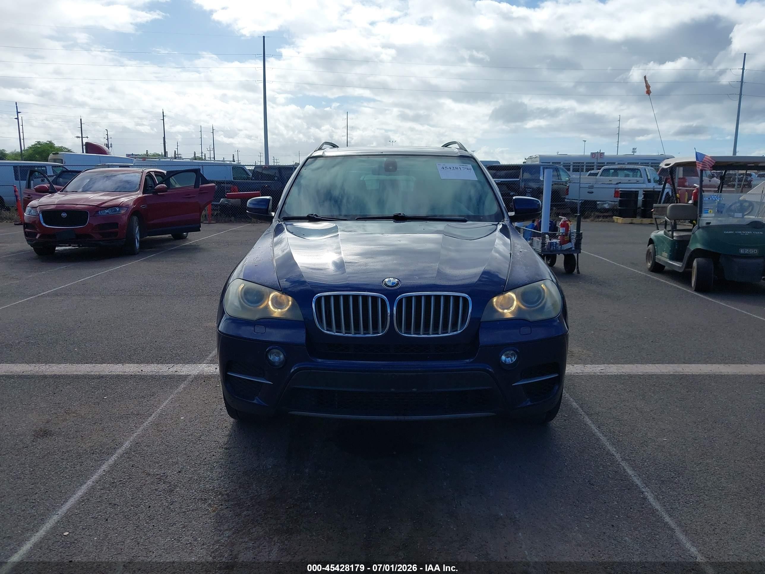 2011 Bmw X5 Xdrive35d Синий vin: 5UXZW0C58BL370254