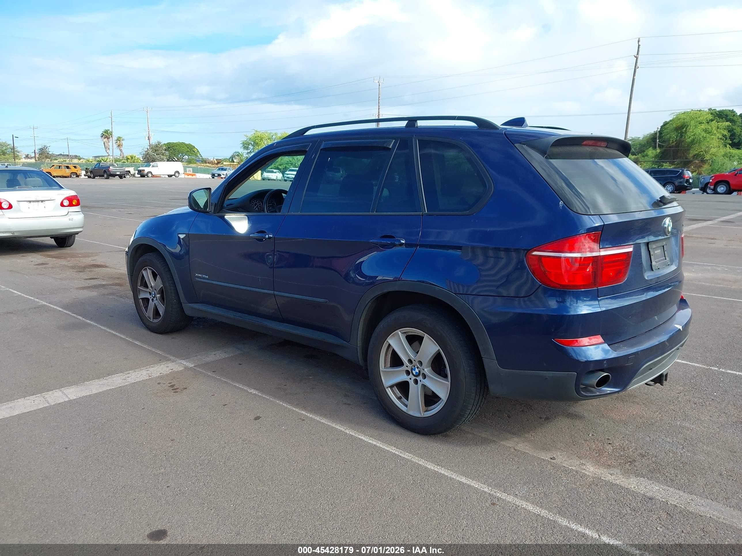 2011 Bmw X5 Xdrive35d Синий vin: 5UXZW0C58BL370254