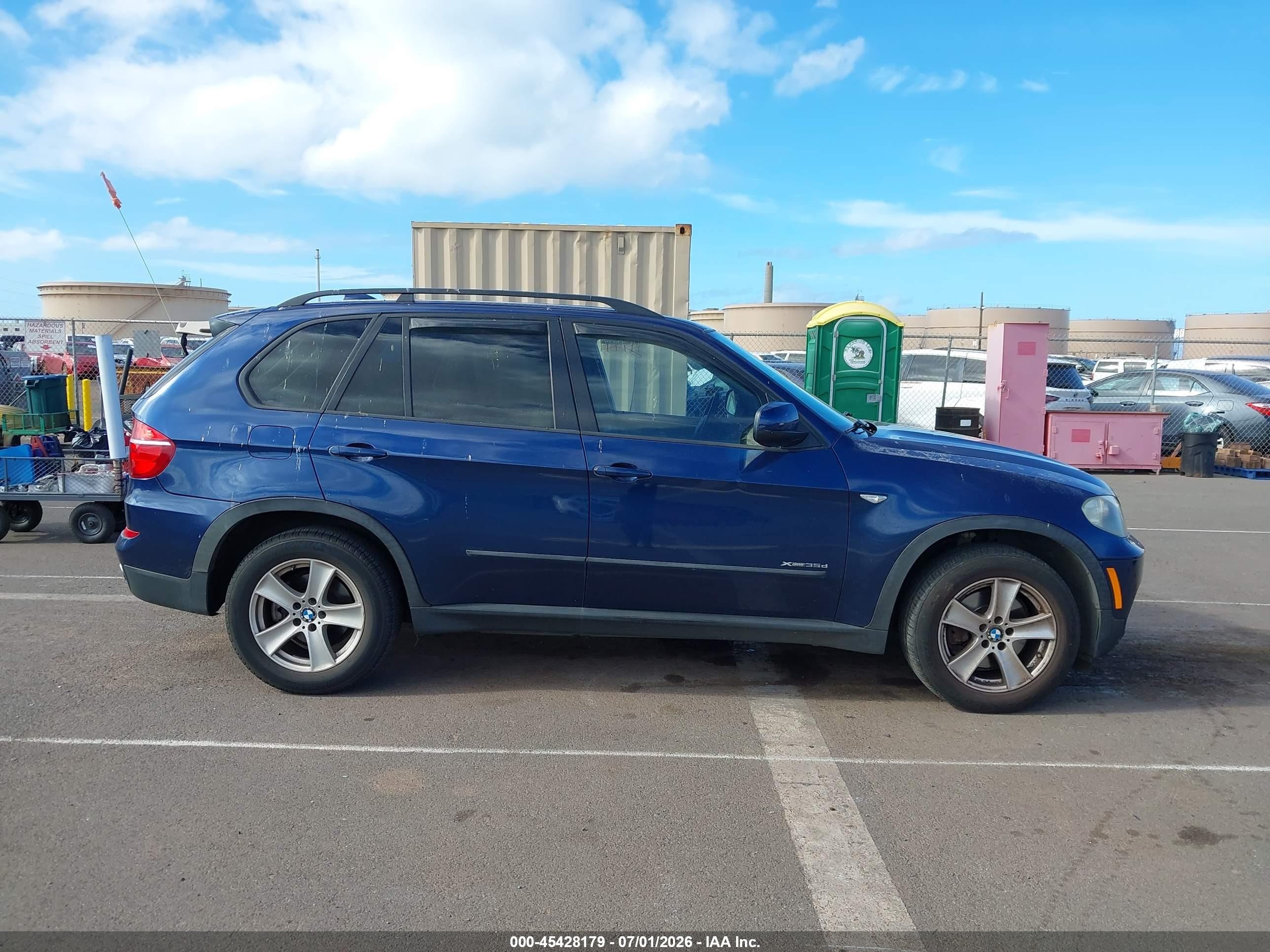 2011 Bmw X5 Xdrive35d Синий vin: 5UXZW0C58BL370254