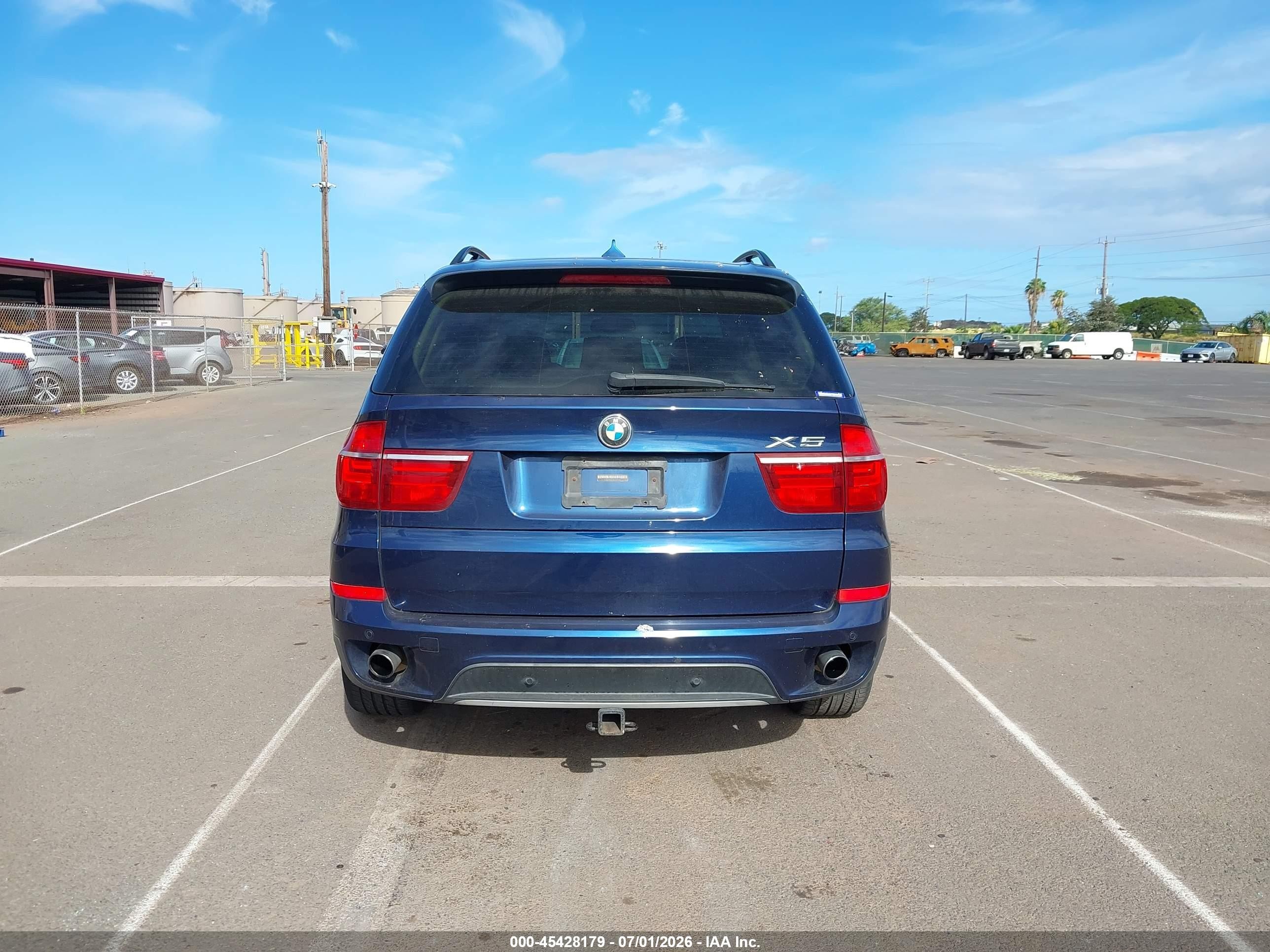 2011 Bmw X5 Xdrive35d Синий vin: 5UXZW0C58BL370254