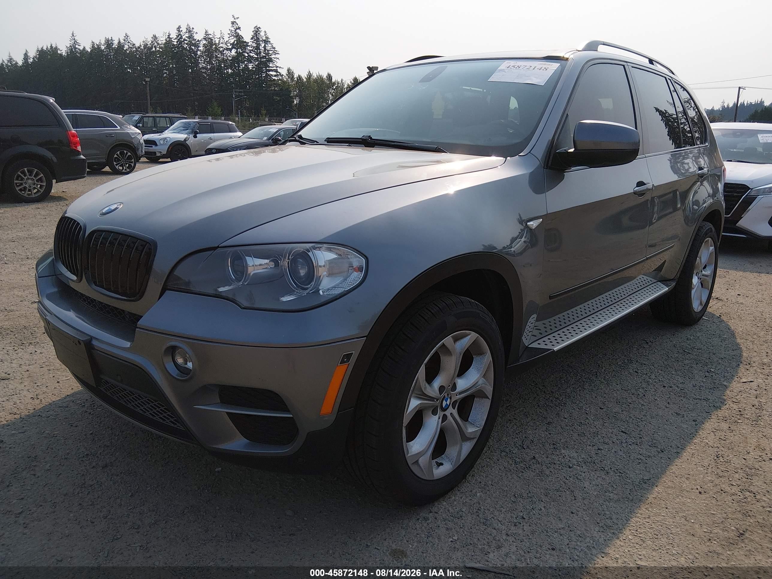 2011 Bmw X5 Xdrive35d Gray vin: 5UXZW0C58BL660994