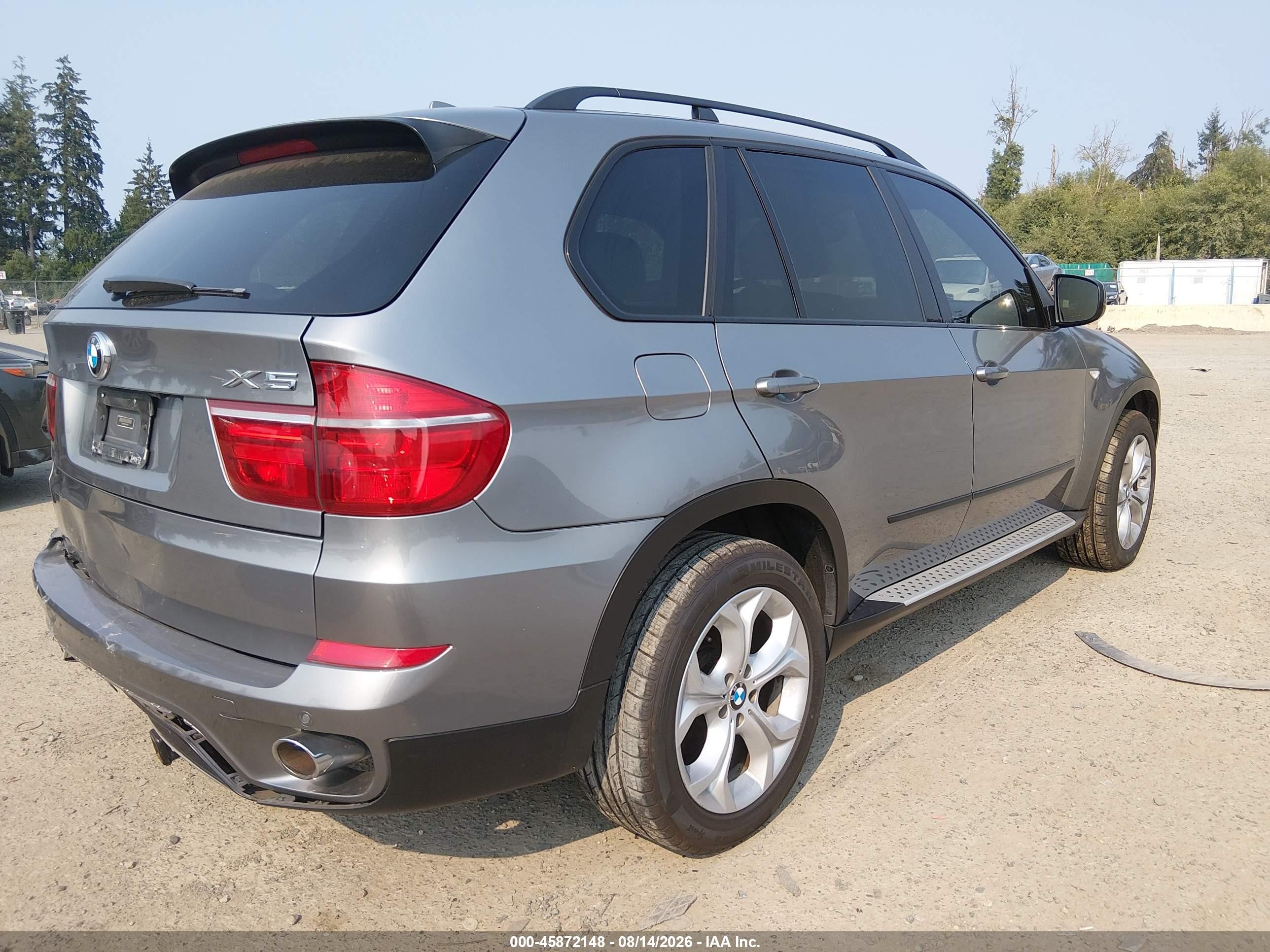 2011 Bmw X5 Xdrive35d Gray vin: 5UXZW0C58BL660994
