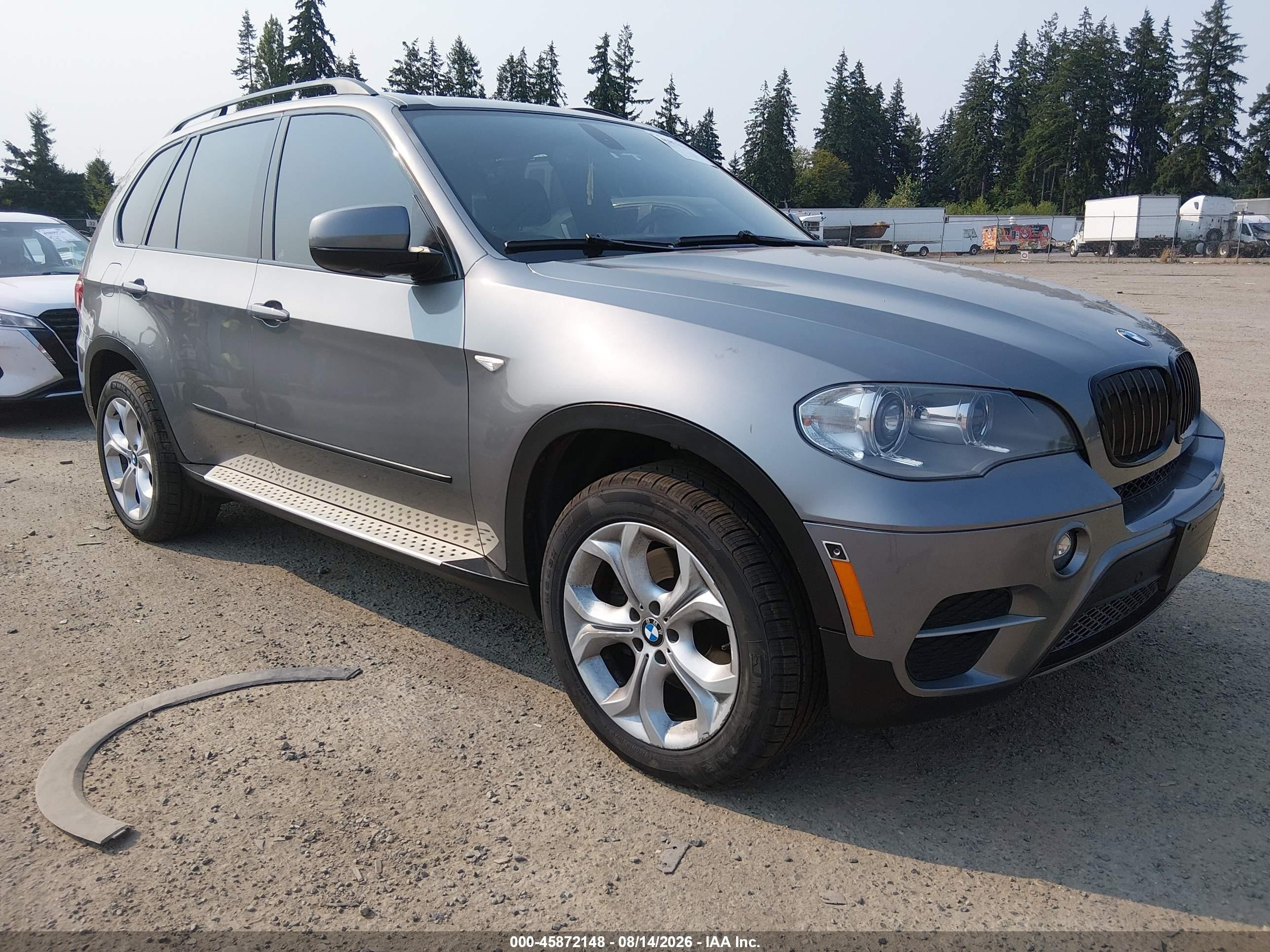 2011 Bmw X5 Xdrive35d Gray vin: 5UXZW0C58BL660994