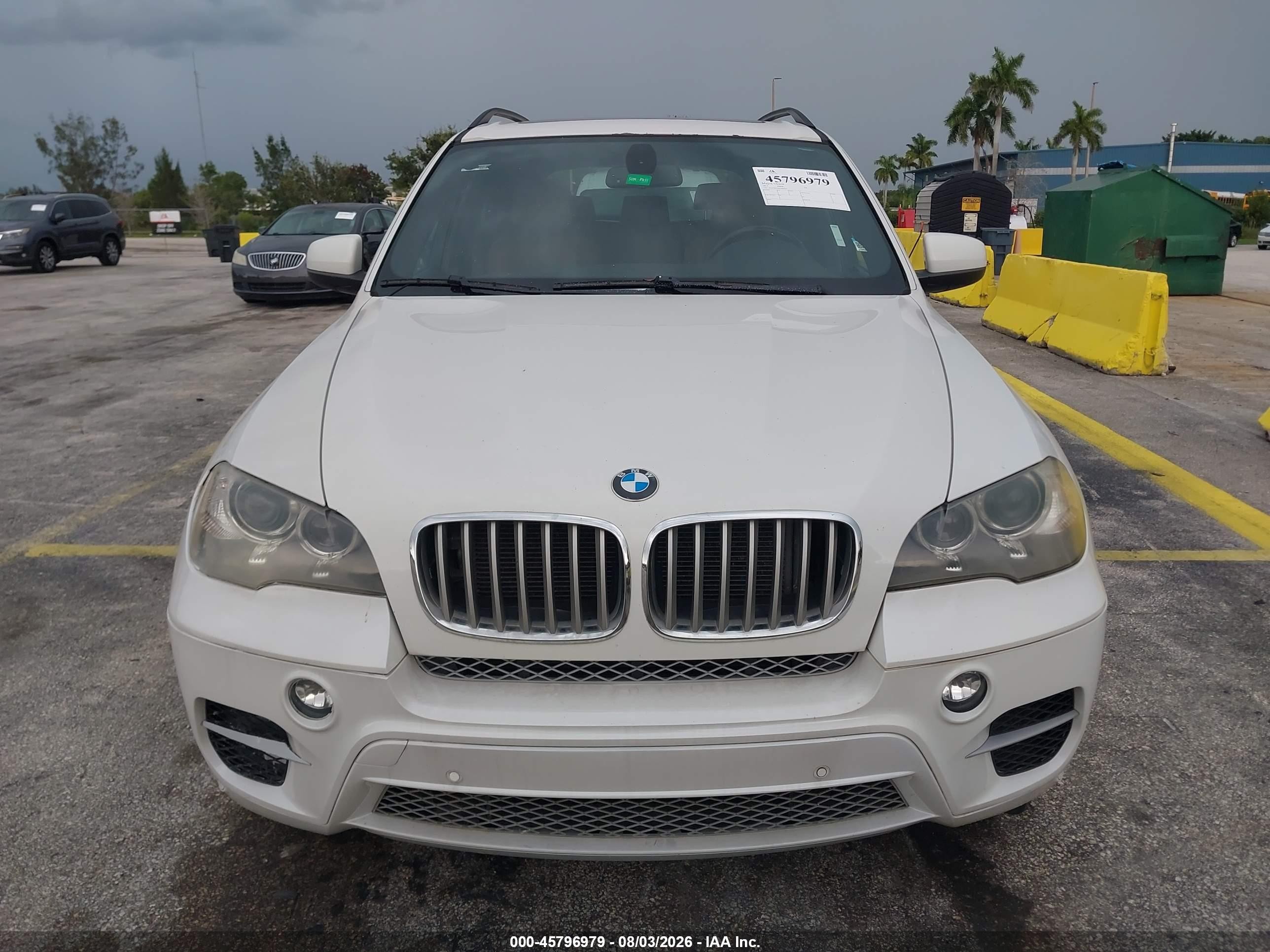 2012 Bmw X5 Xdrive35d White vin: 5UXZW0C58C0B89127