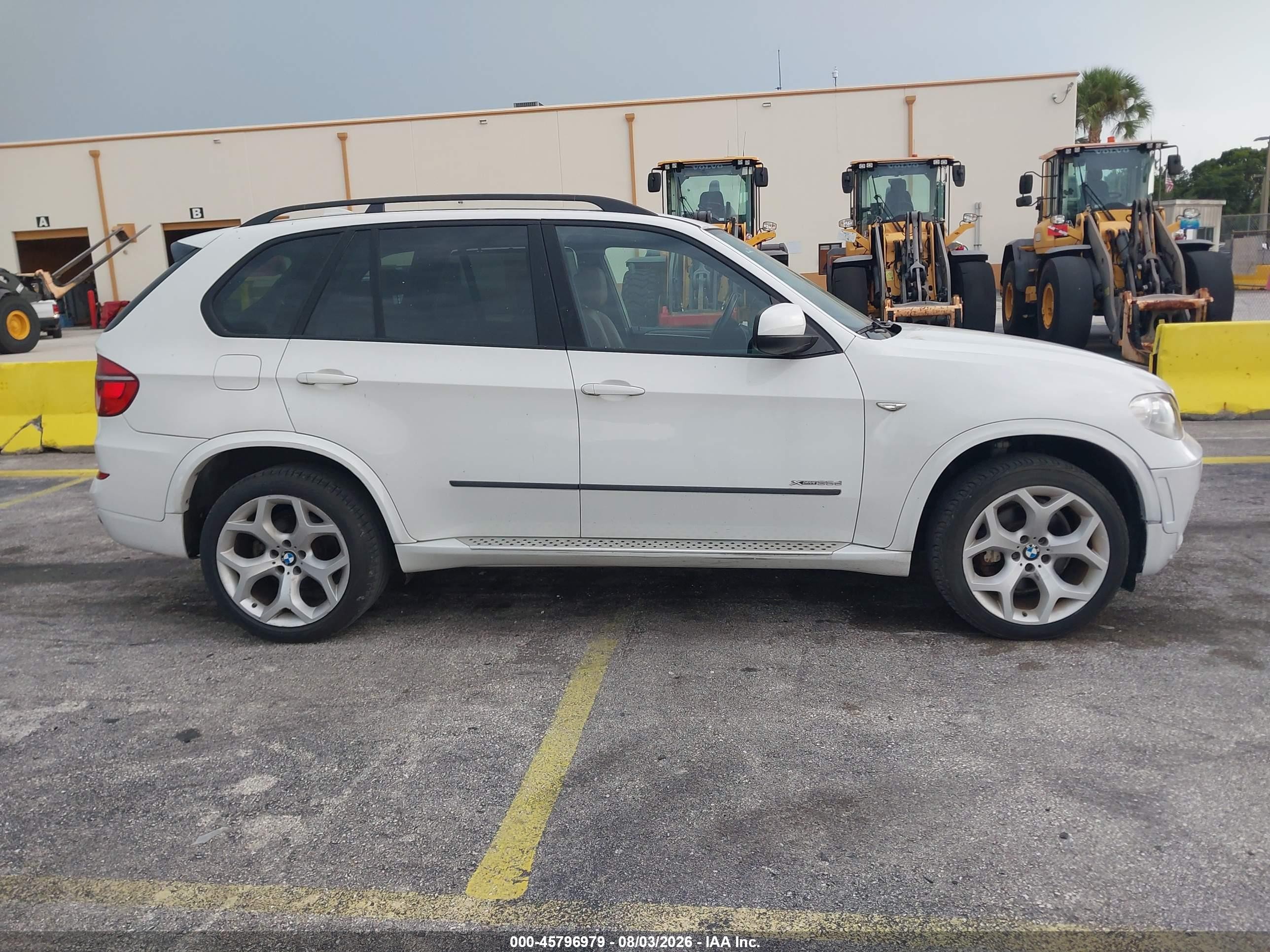 2012 Bmw X5 Xdrive35d White vin: 5UXZW0C58C0B89127