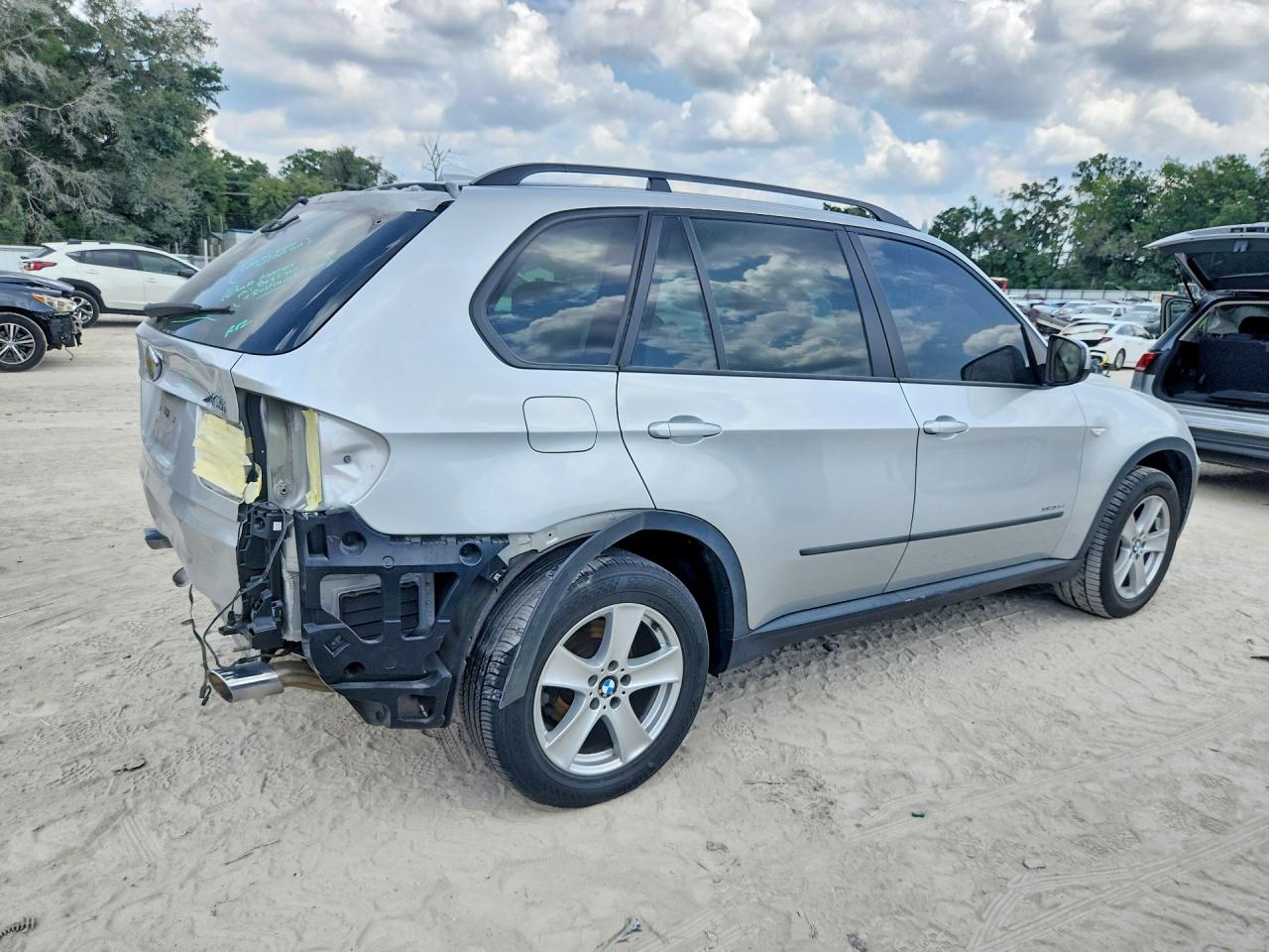 2012 Bmw X5 Xdrive35d Silver vin: 5UXZW0C58CL674055