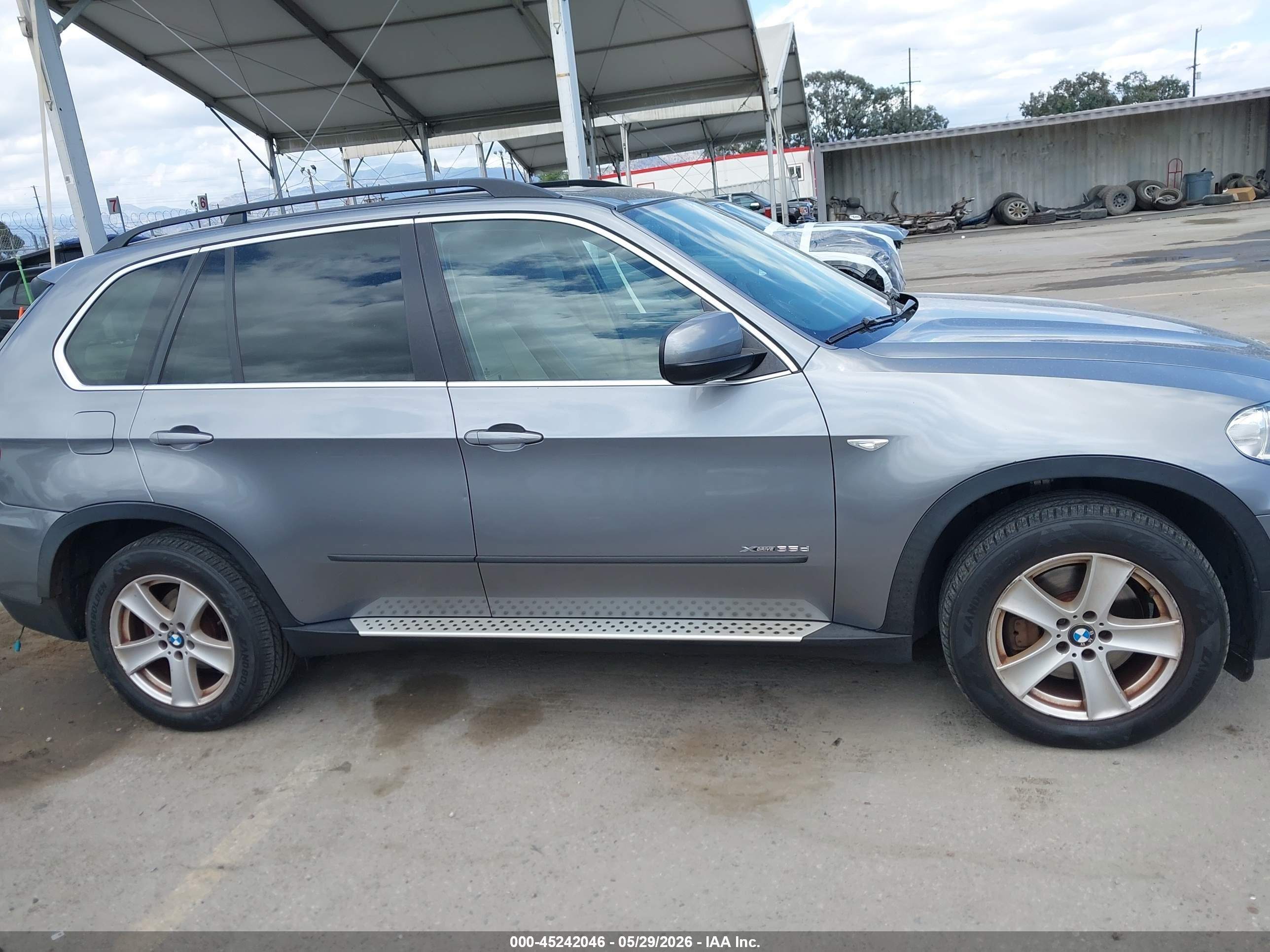 2013 Bmw X5 Xdrive35d Gray vin: 5UXZW0C58D0B94362