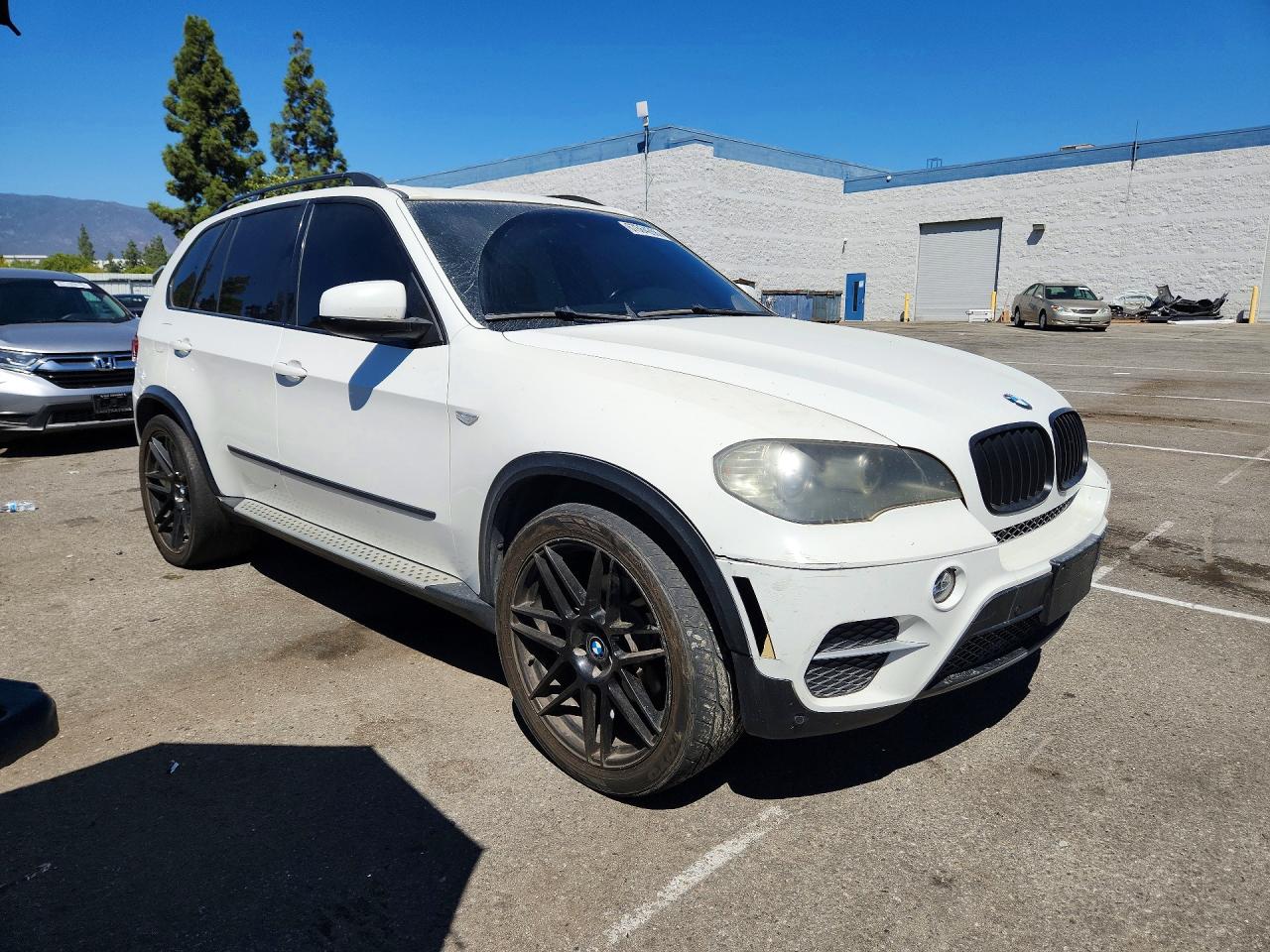 2011 Bmw X5 Xdrive35d White vin: 5UXZW0C59BL371039