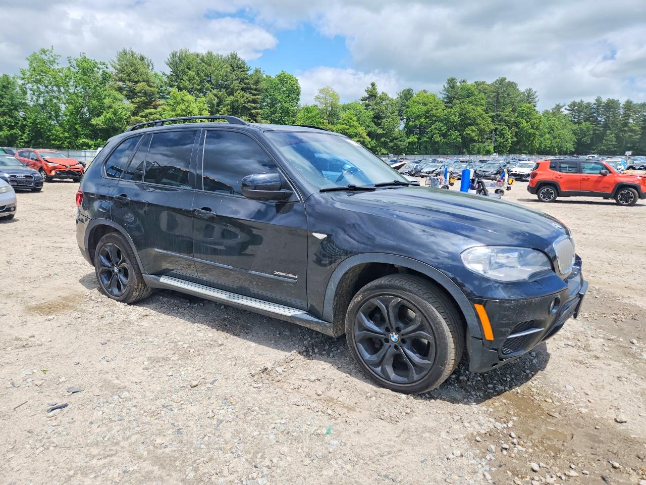 2012 Bmw X5 Xdrive35d Black vin: 5UXZW0C59C0B88441