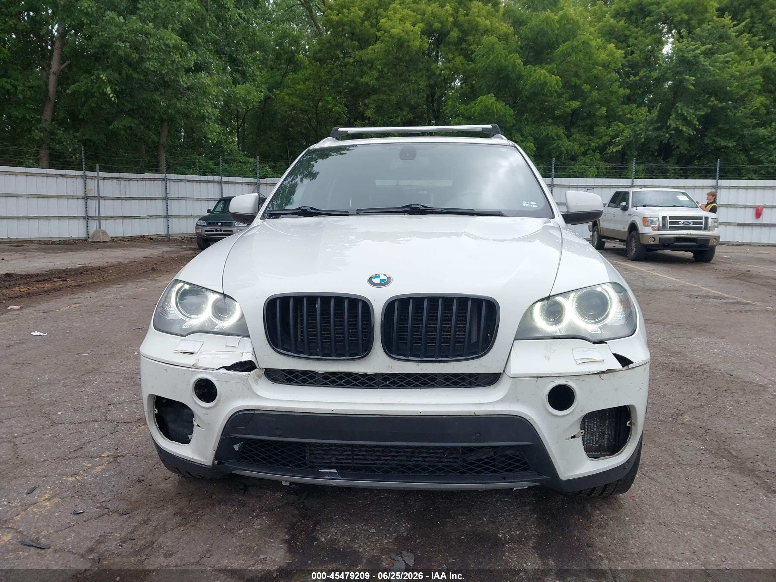 2012 Bmw X5 Xdrive35d White vin: 5UXZW0C59CL666546