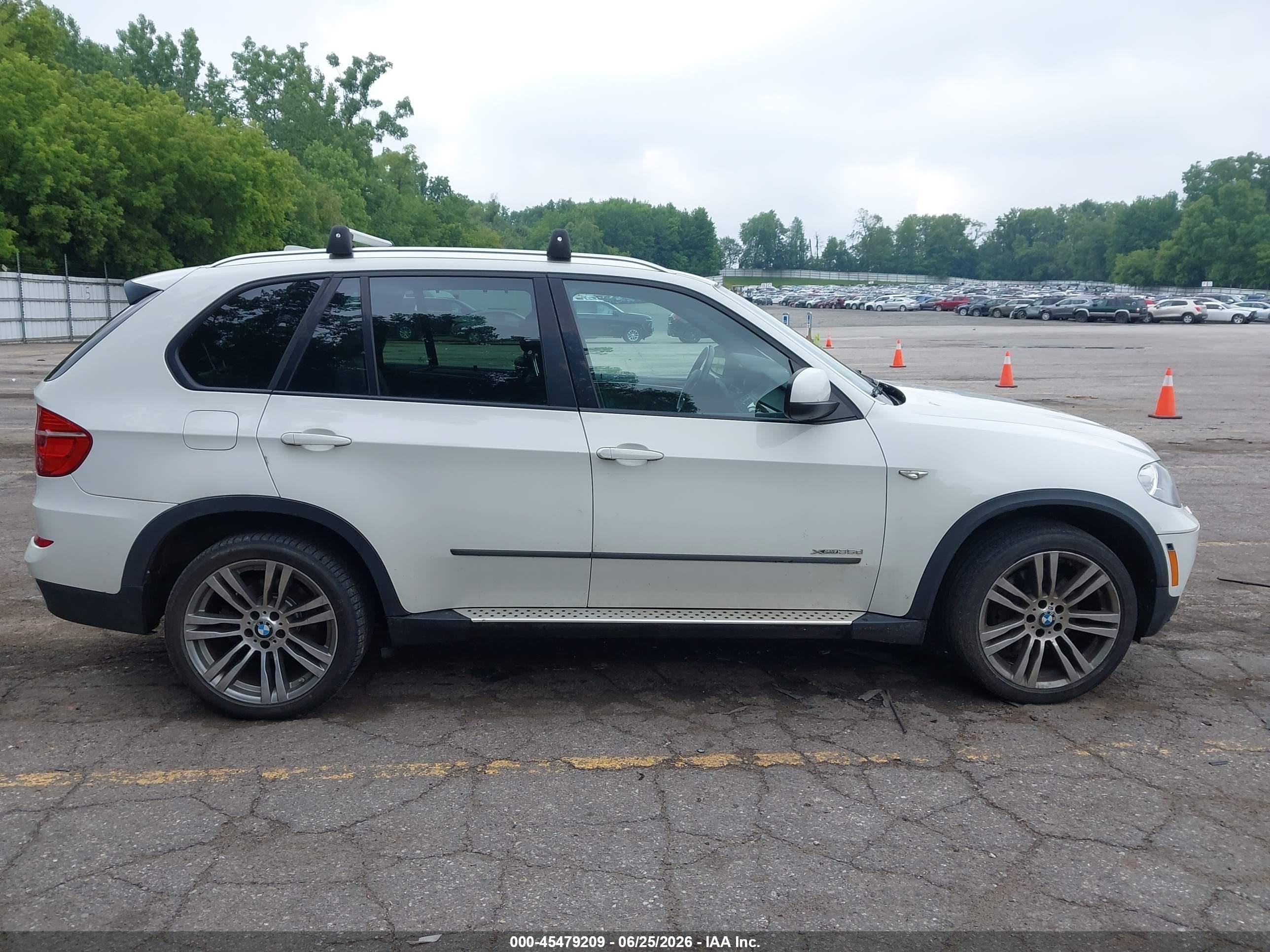 2012 Bmw X5 Xdrive35d White vin: 5UXZW0C59CL666546