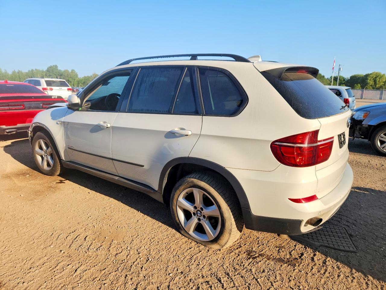 2011 Bmw X5 Xdrive35d White vin: 5UXZW0C5XBL655540