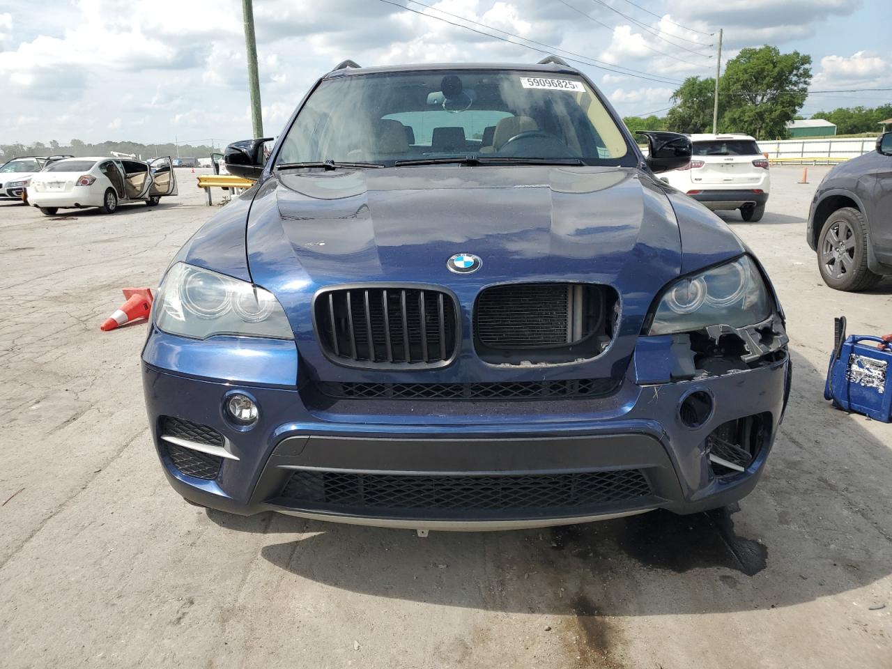 2011 Bmw X5 Xdrive35d Blue vin: 5UXZW0C5XBL657207