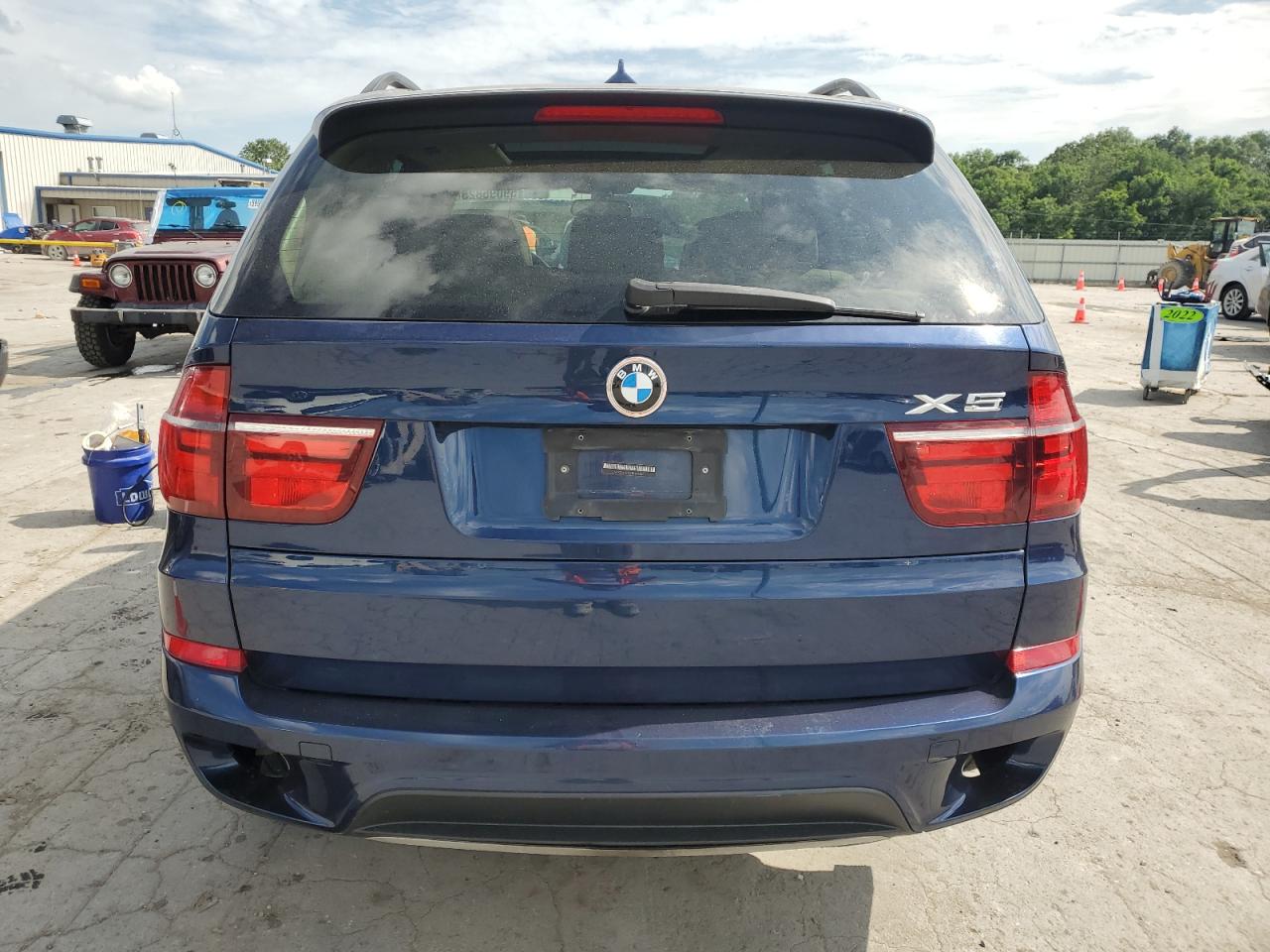 2011 Bmw X5 Xdrive35d Blue vin: 5UXZW0C5XBL657207