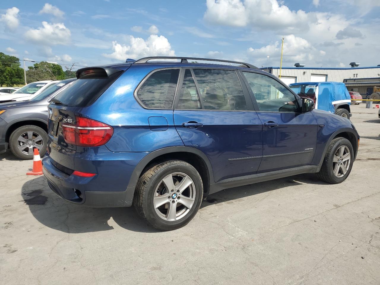2011 Bmw X5 Xdrive35d Blue vin: 5UXZW0C5XBL657207