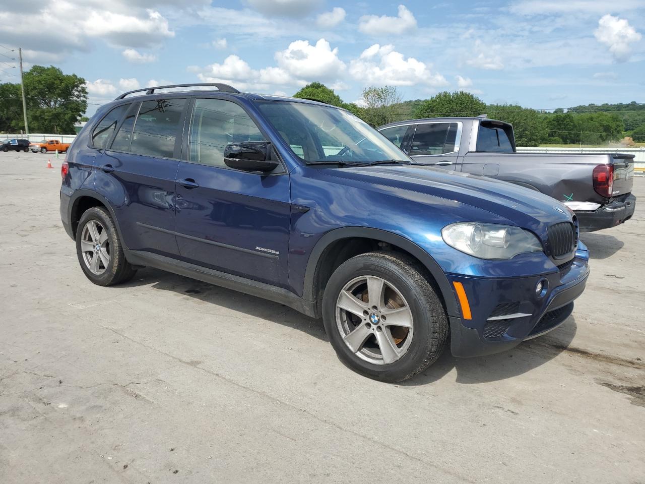 2011 Bmw X5 Xdrive35d Blue vin: 5UXZW0C5XBL657207