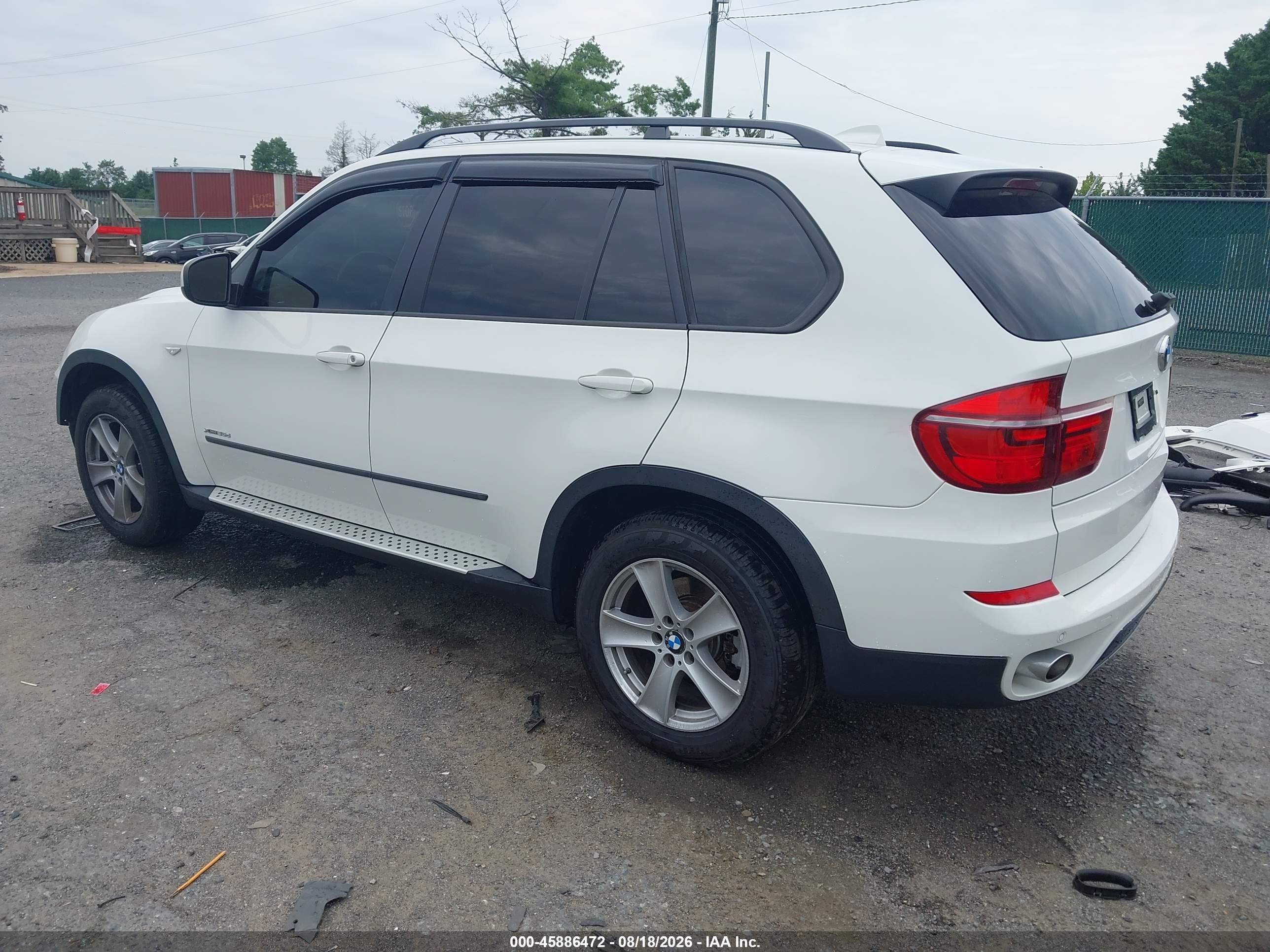 2012 Bmw X5 Xdrive35d White vin: 5UXZW0C5XCL672694