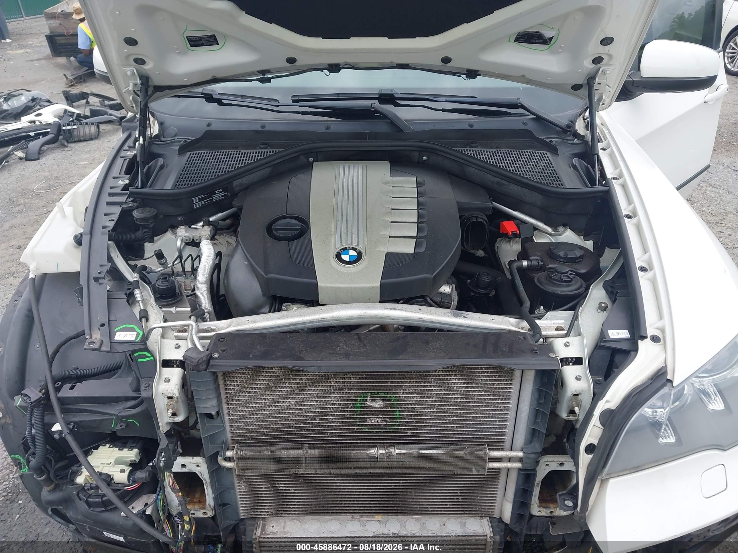 2012 Bmw X5 Xdrive35d White vin: 5UXZW0C5XCL672694