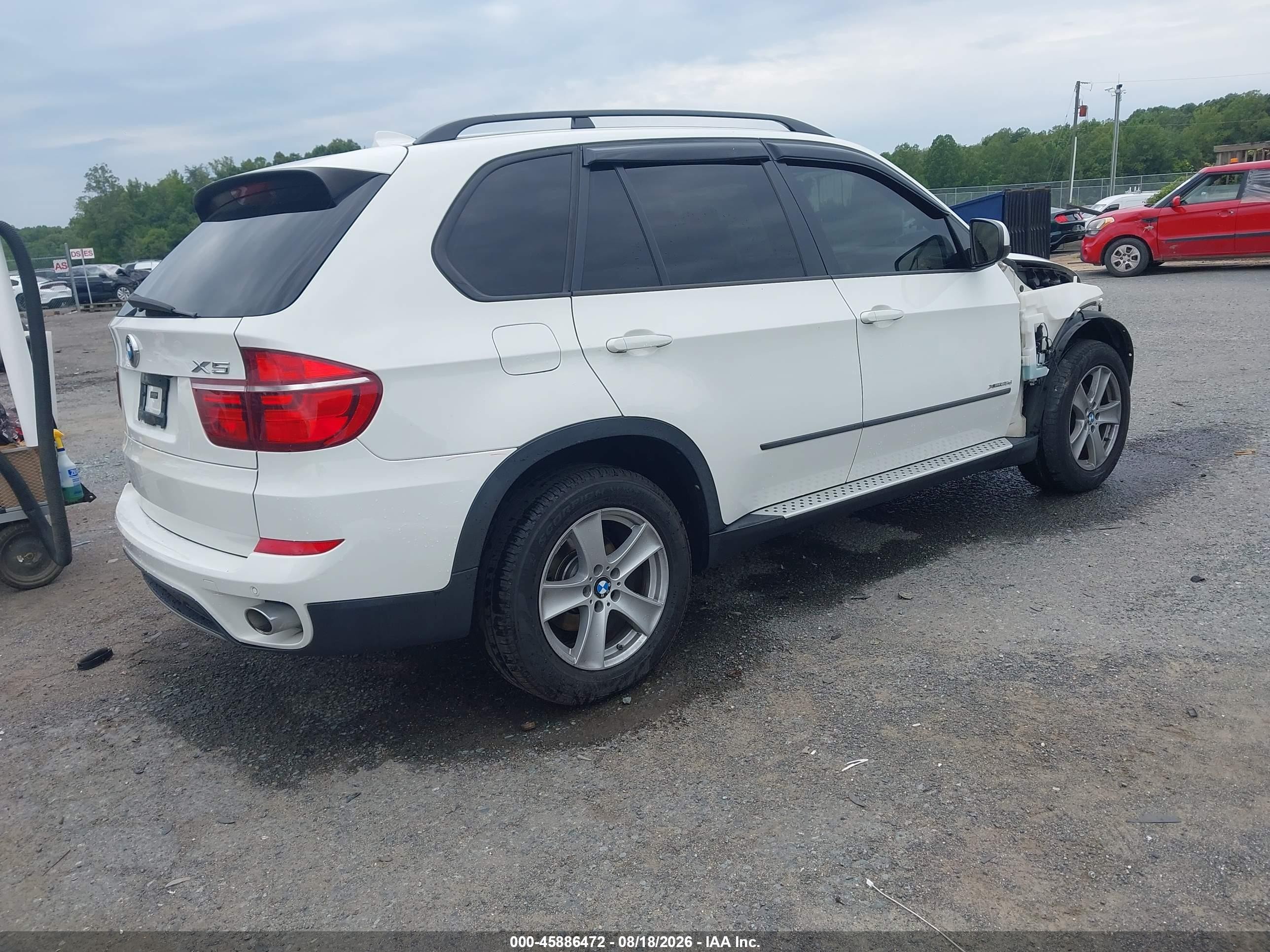2012 Bmw X5 Xdrive35d White vin: 5UXZW0C5XCL672694