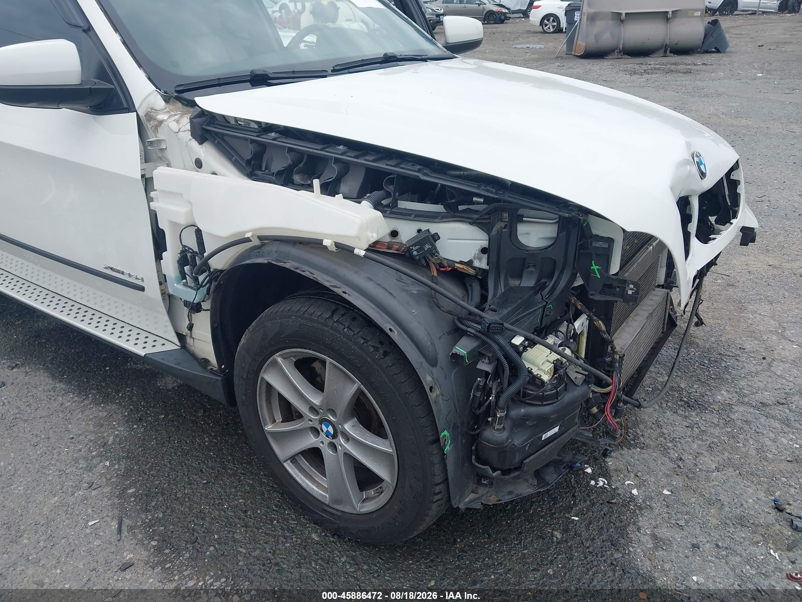 2012 Bmw X5 Xdrive35d White vin: 5UXZW0C5XCL672694