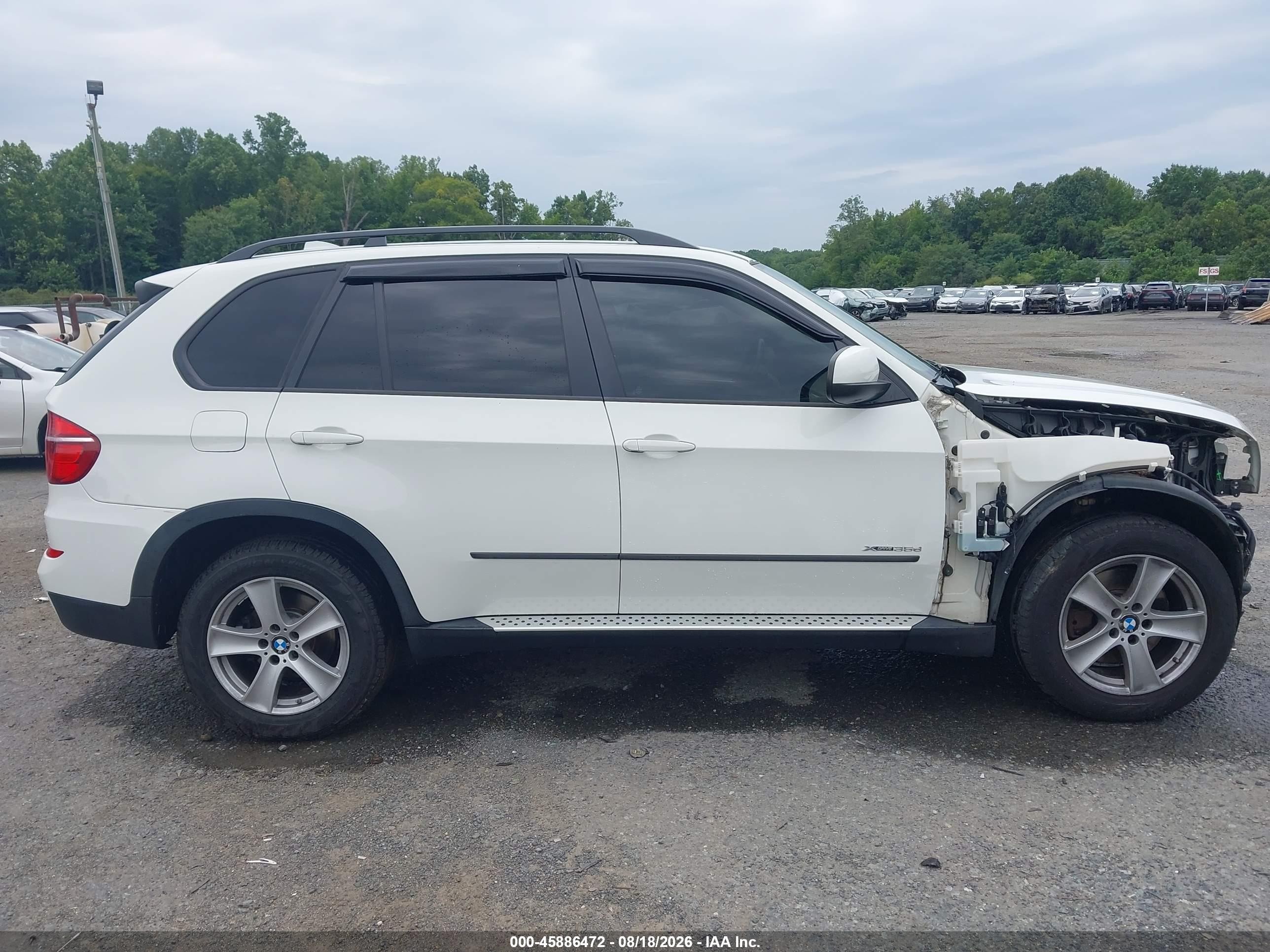 2012 Bmw X5 Xdrive35d White vin: 5UXZW0C5XCL672694