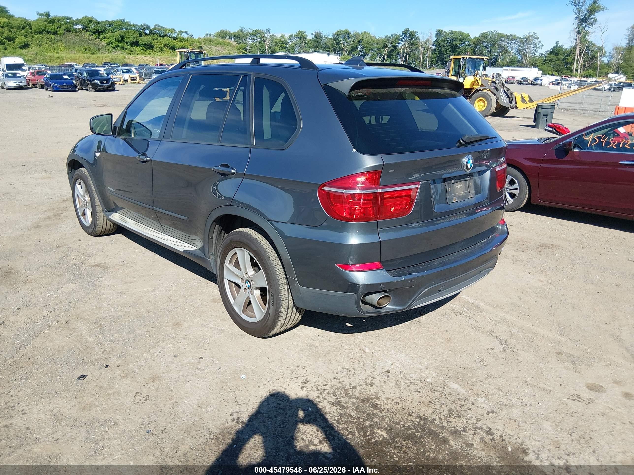 2012 Bmw X5 Xdrive35d Gray vin: 5UXZW0C5XCL673599