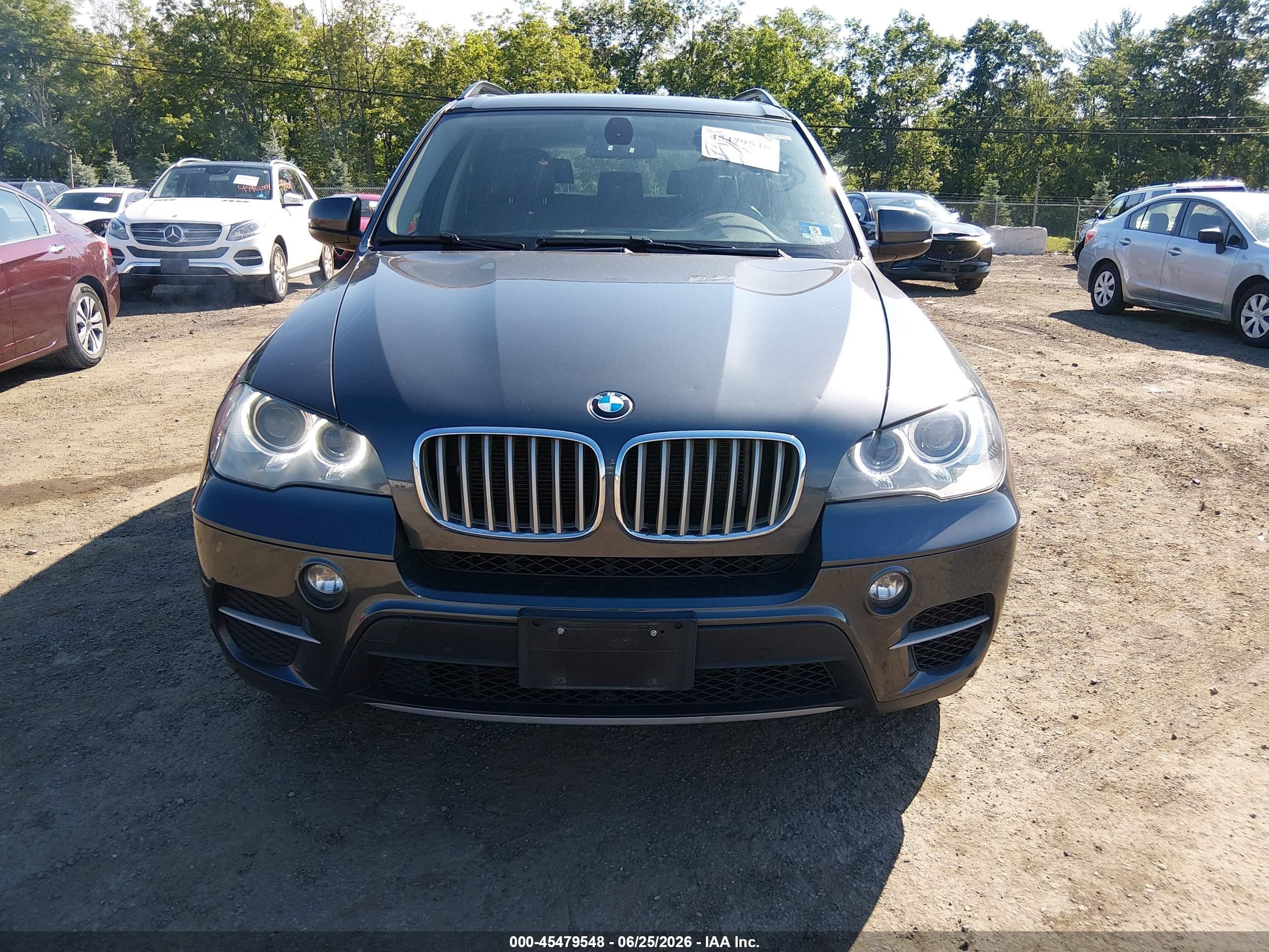2012 Bmw X5 Xdrive35d Gray vin: 5UXZW0C5XCL673599