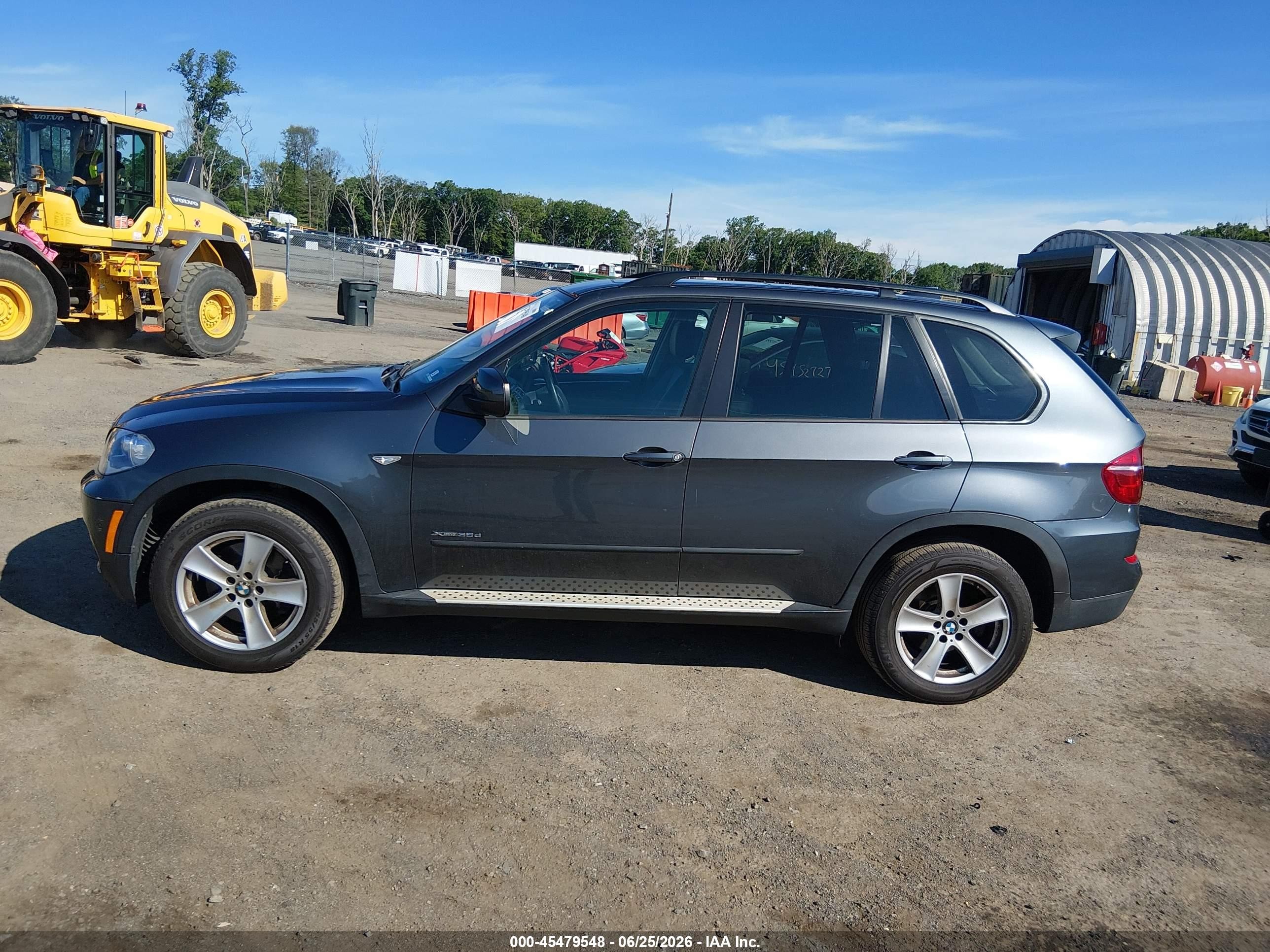 2012 Bmw X5 Xdrive35d Gray vin: 5UXZW0C5XCL673599