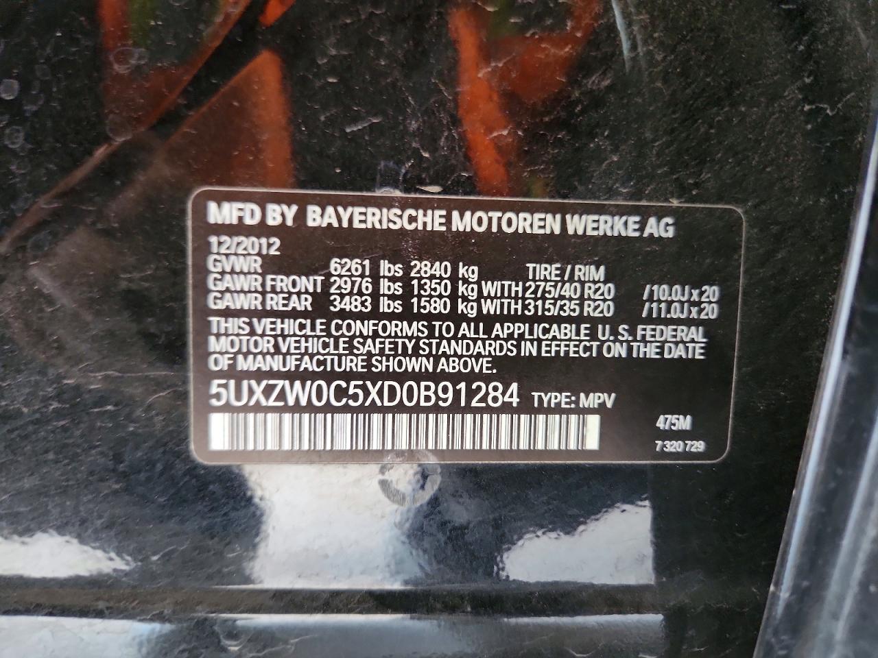 2013 Bmw X5 Xdrive35d Gray vin: 5UXZW0C5XD0B91284