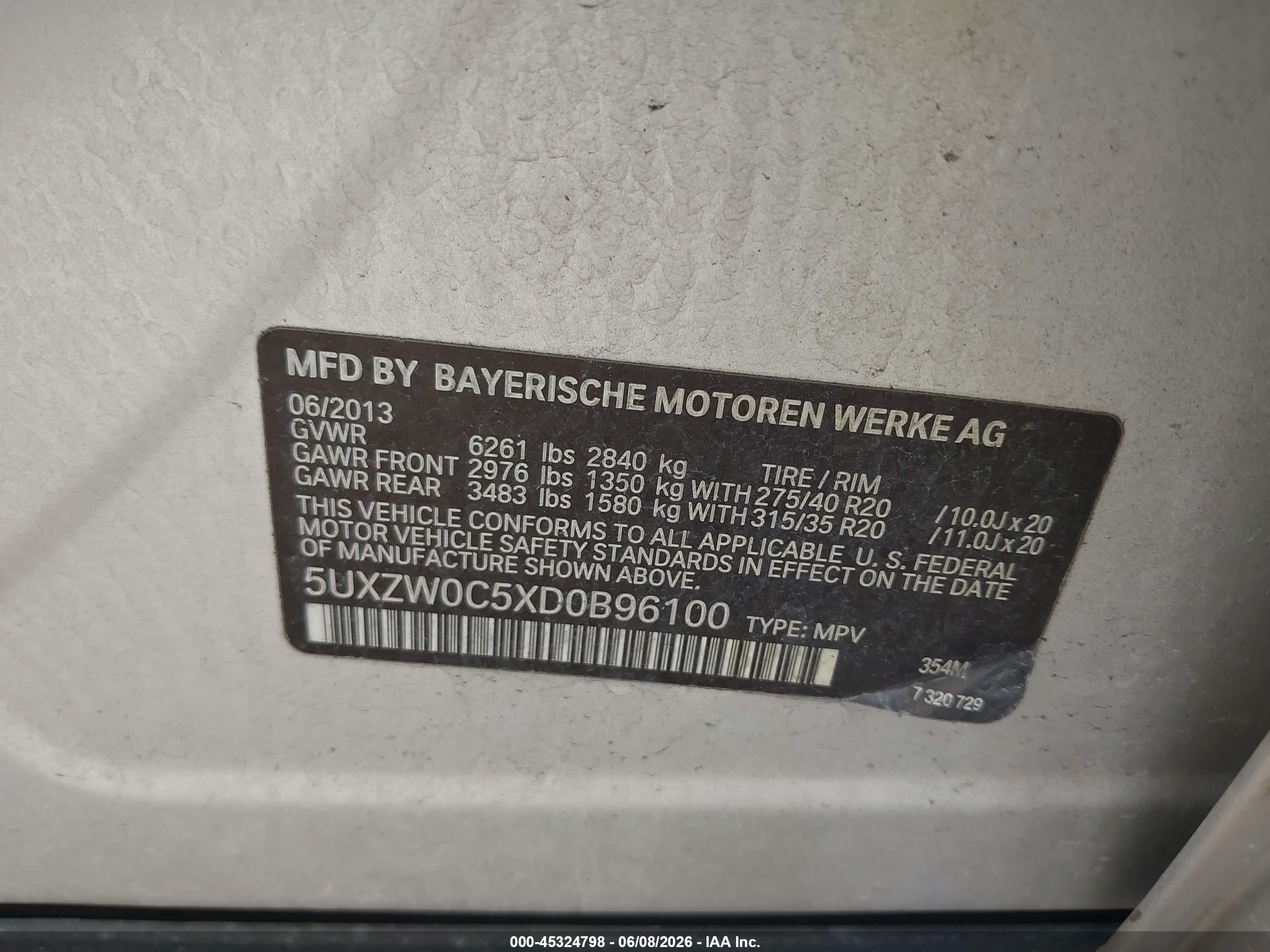 2013 Bmw X5 Xdrive35d Silver vin: 5UXZW0C5XD0B96100