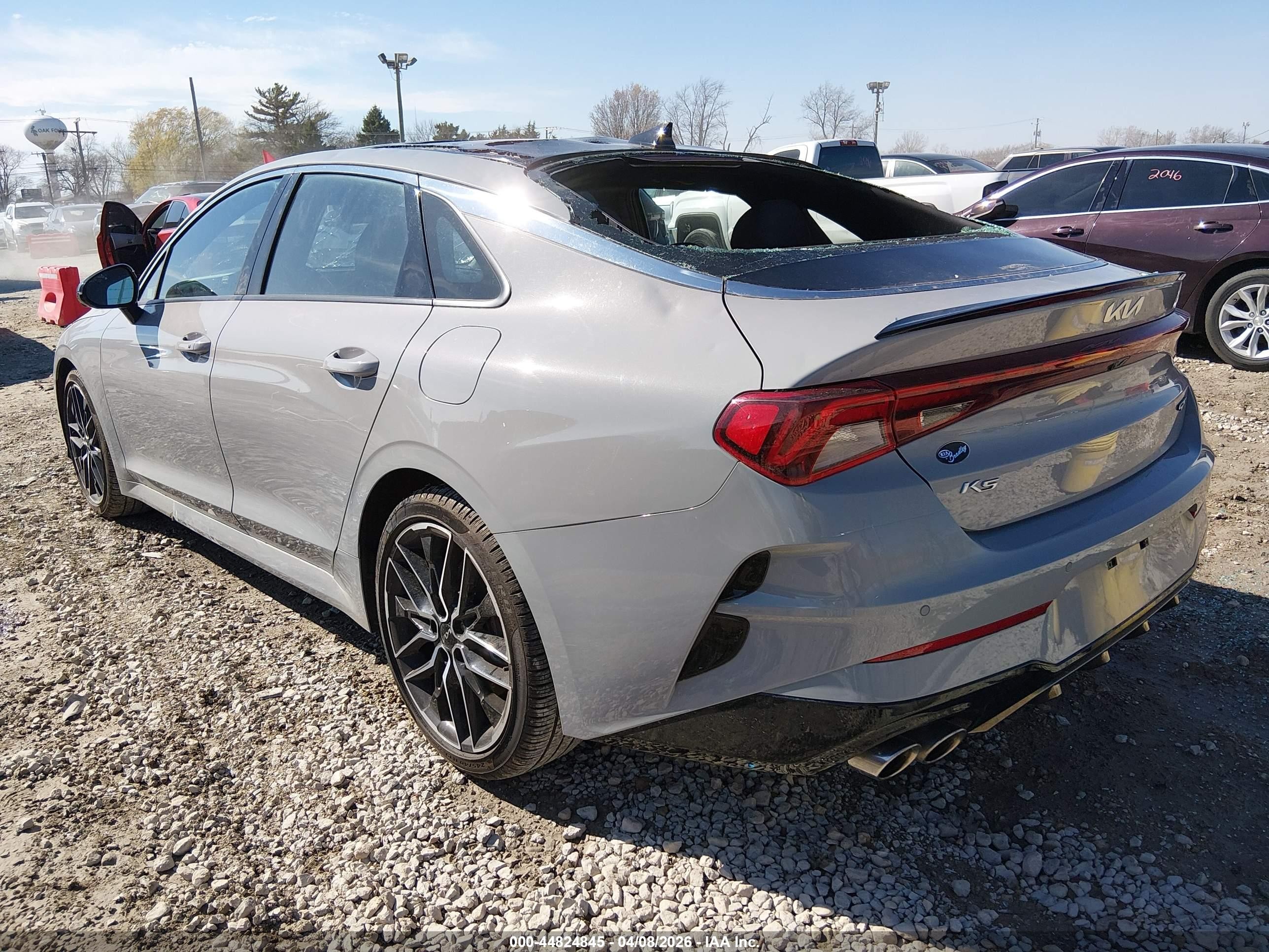 2022 Kia K5 Gt Gray vin: 5XXG44J86NG097533
