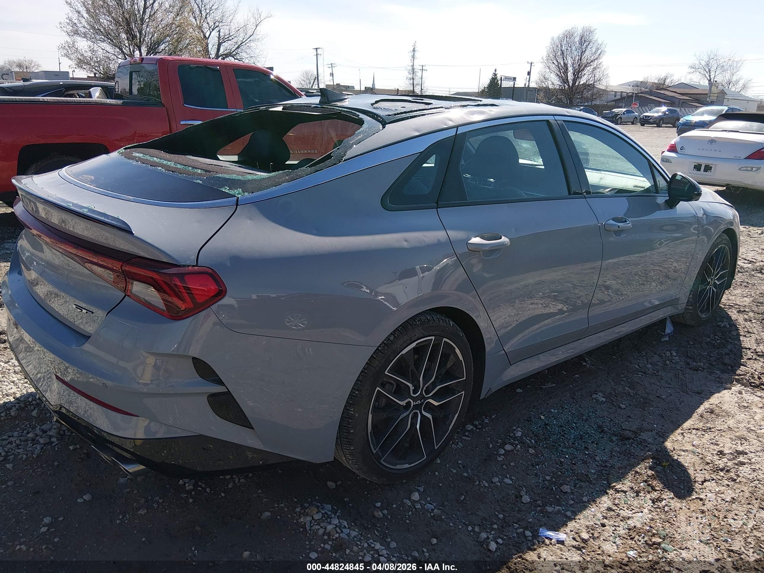 2022 Kia K5 Gt Gray vin: 5XXG44J86NG097533