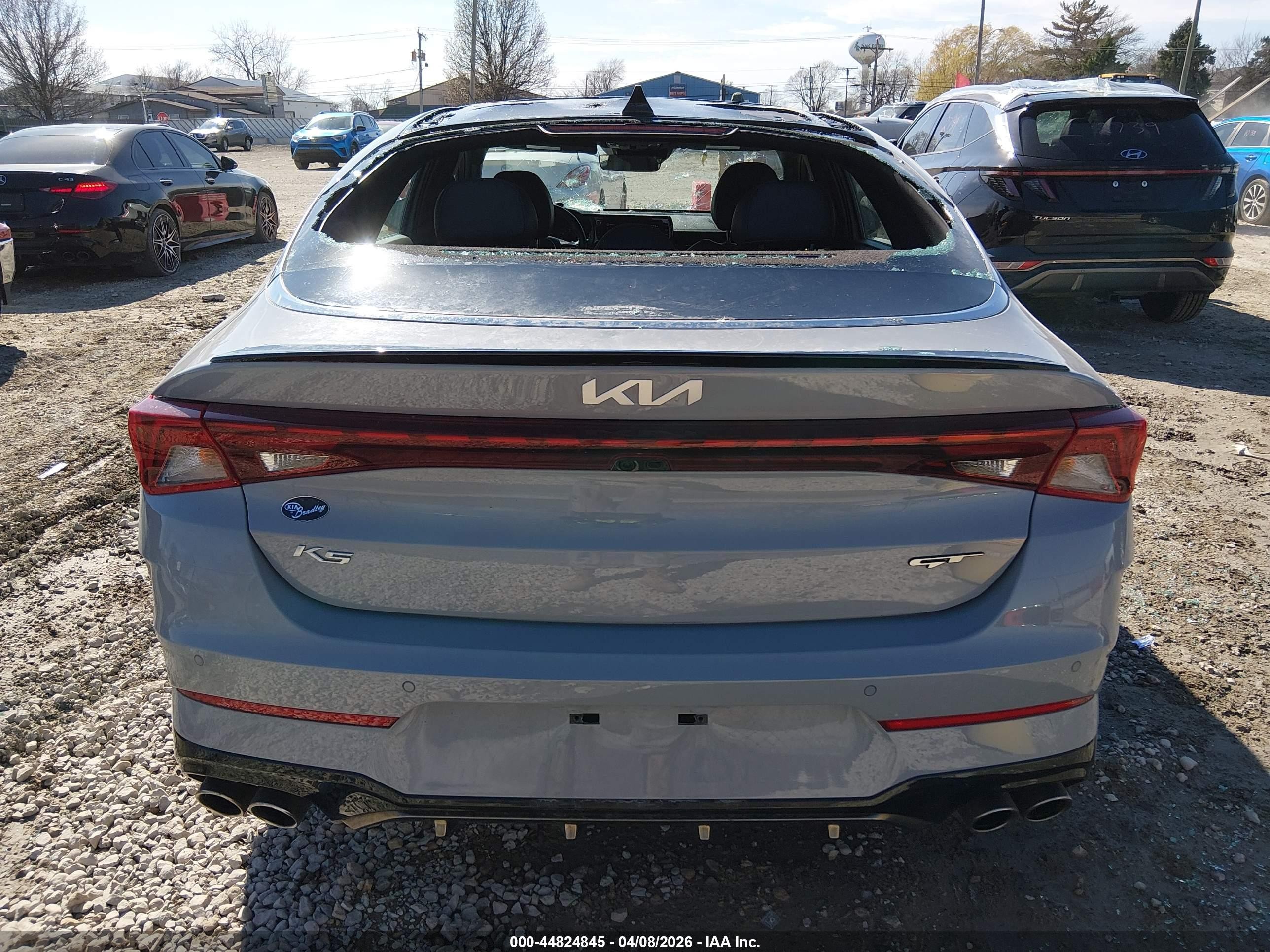 2022 Kia K5 Gt Gray vin: 5XXG44J86NG097533