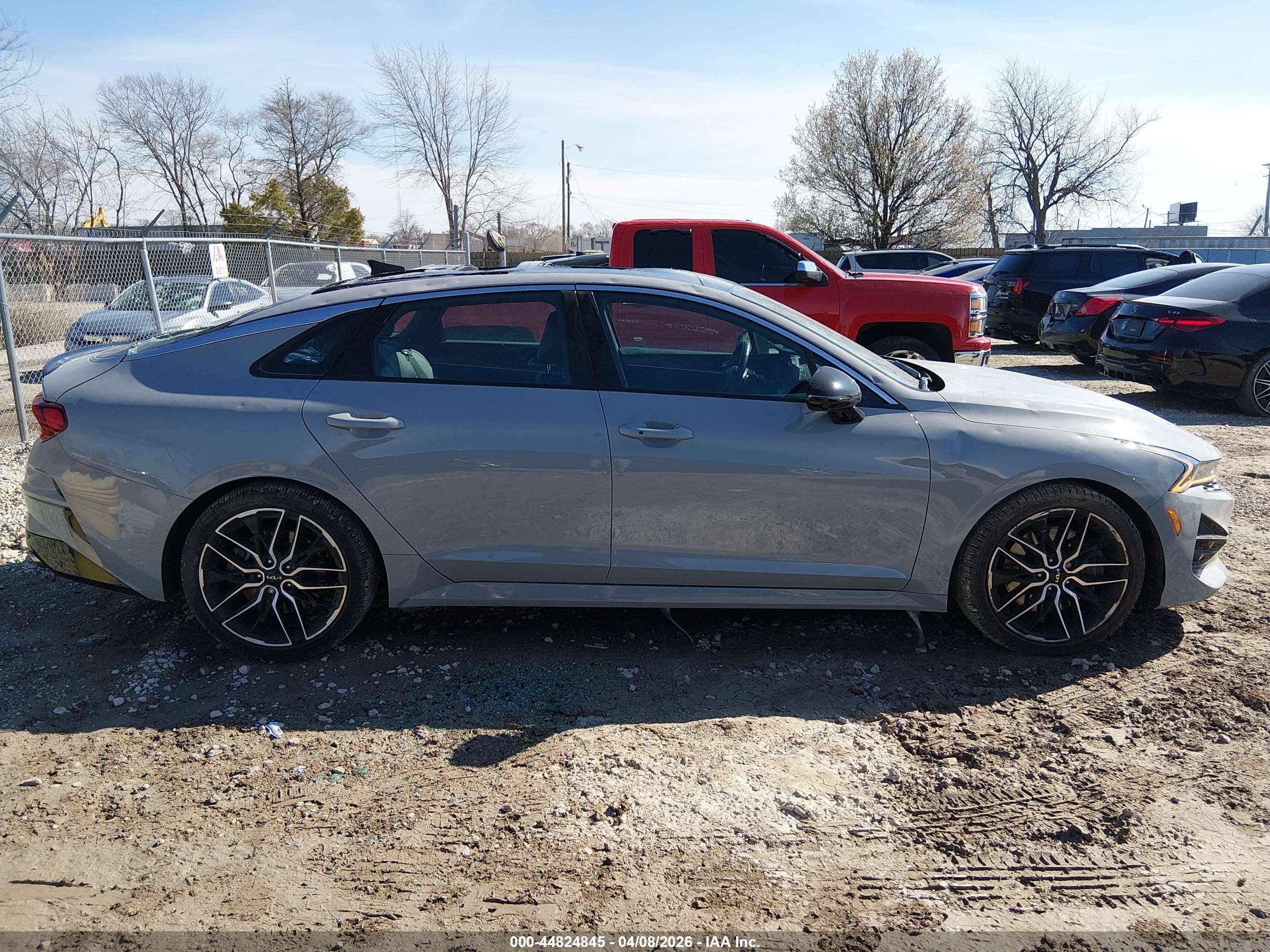 2022 Kia K5 Gt Gray vin: 5XXG44J86NG097533