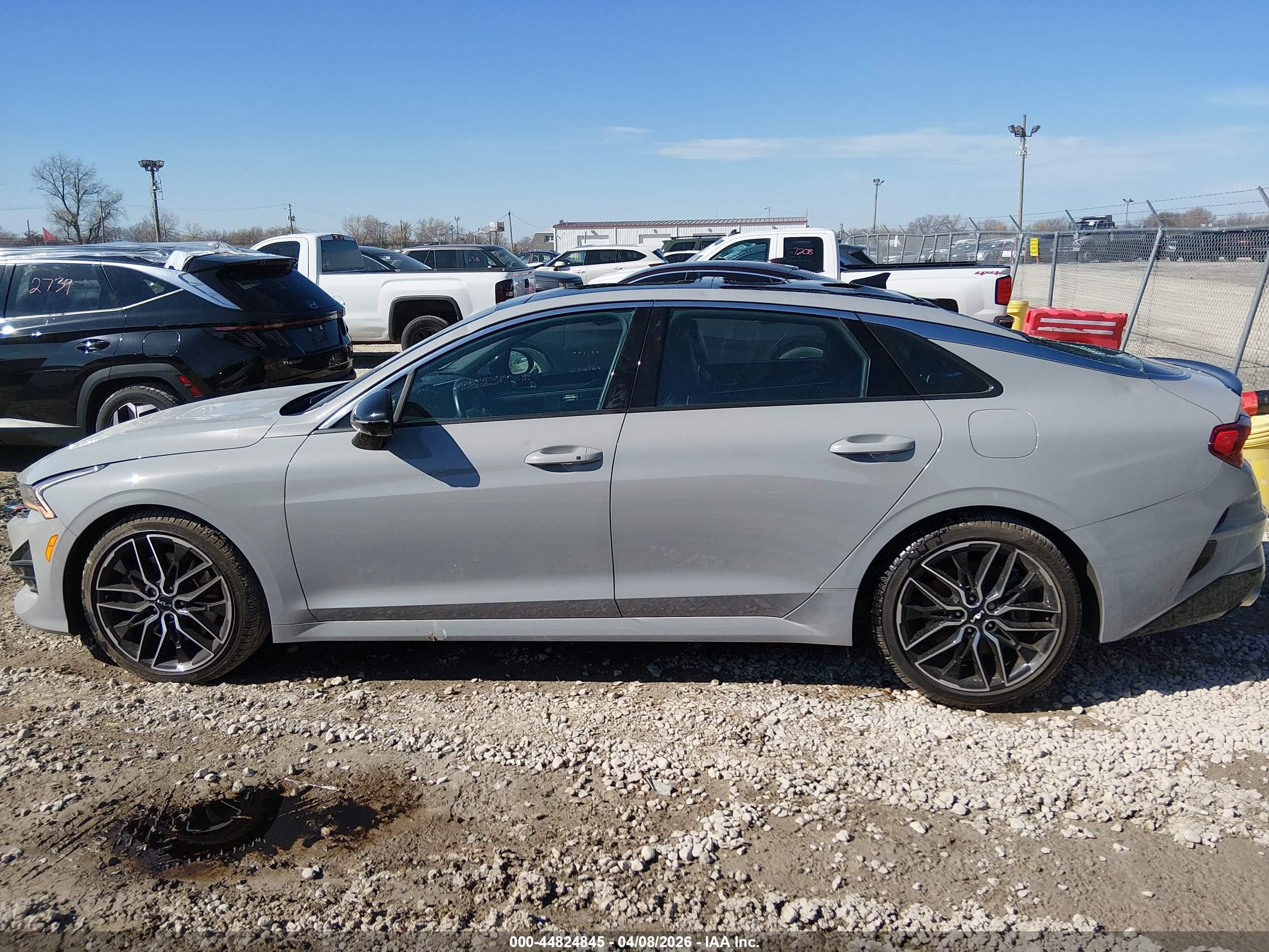 2022 Kia K5 Gt Gray vin: 5XXG44J86NG097533