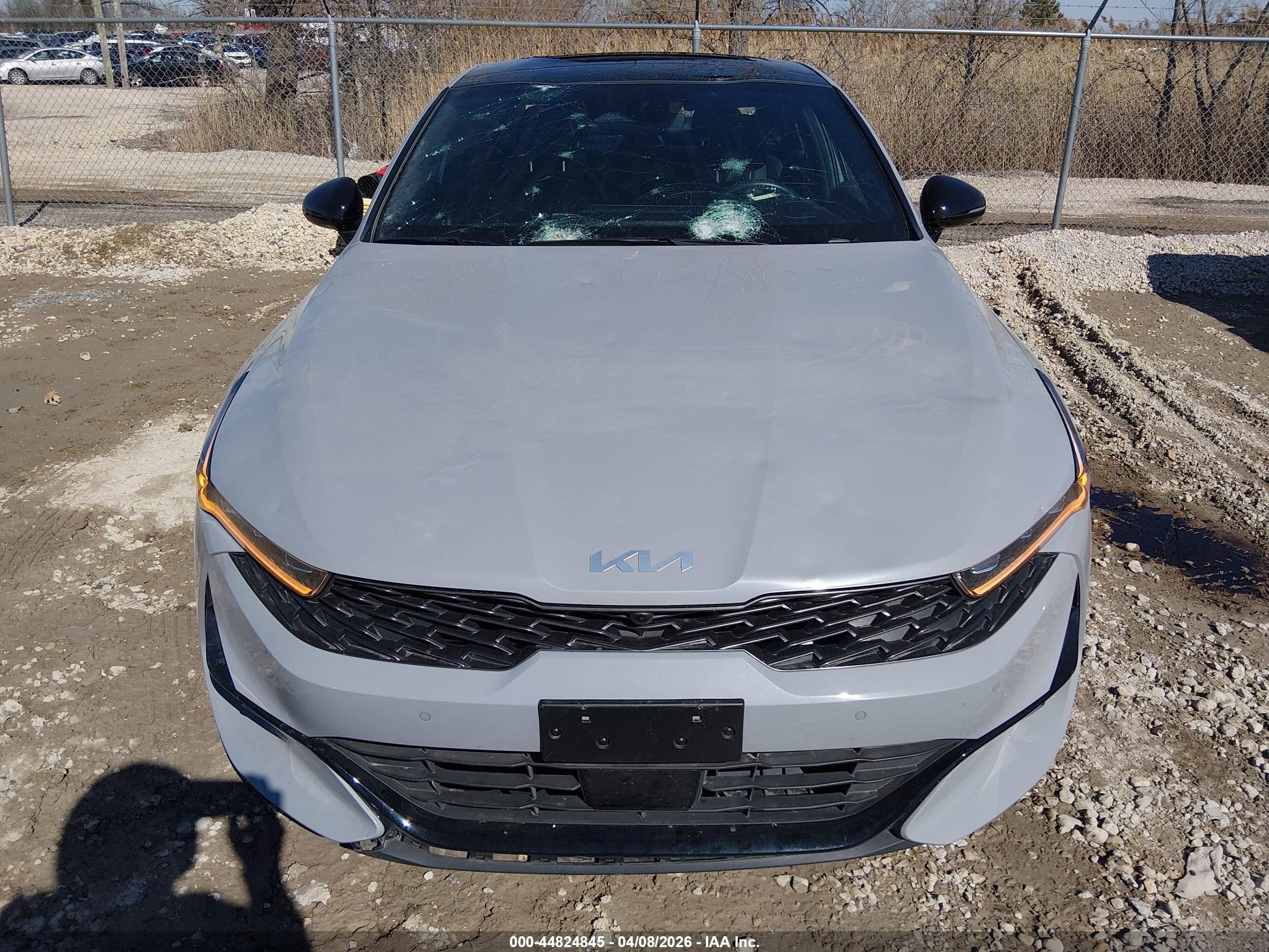 2022 Kia K5 Gt Gray vin: 5XXG44J86NG097533