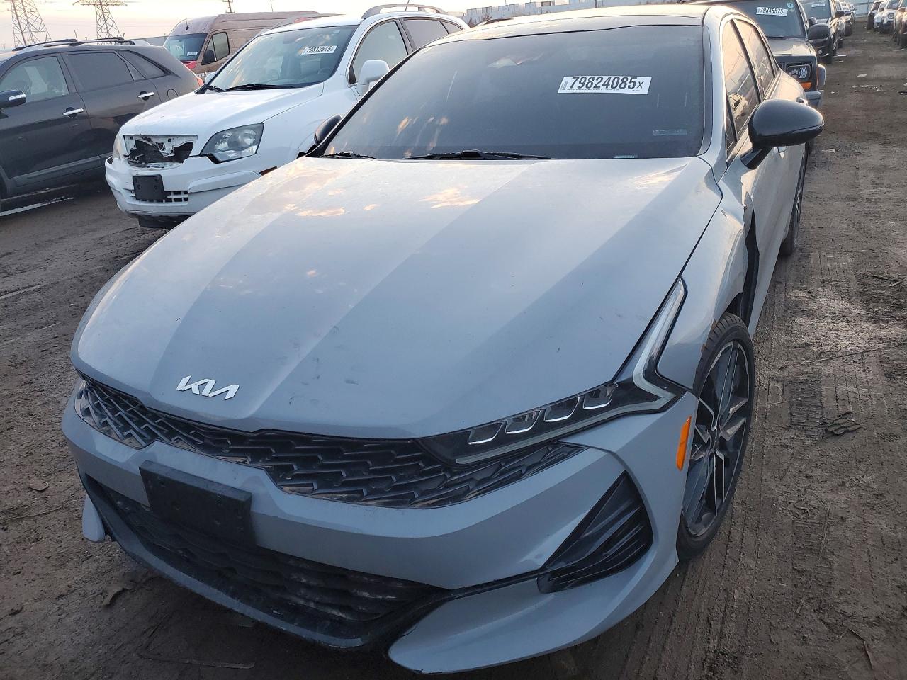 2022 Kia K5 Gt Gray vin: 5XXG44J89NG134302