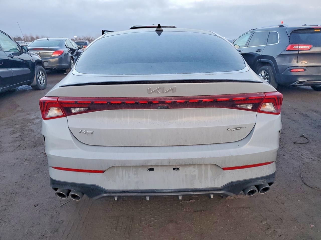 2022 Kia K5 Gt Gray vin: 5XXG44J89NG134302
