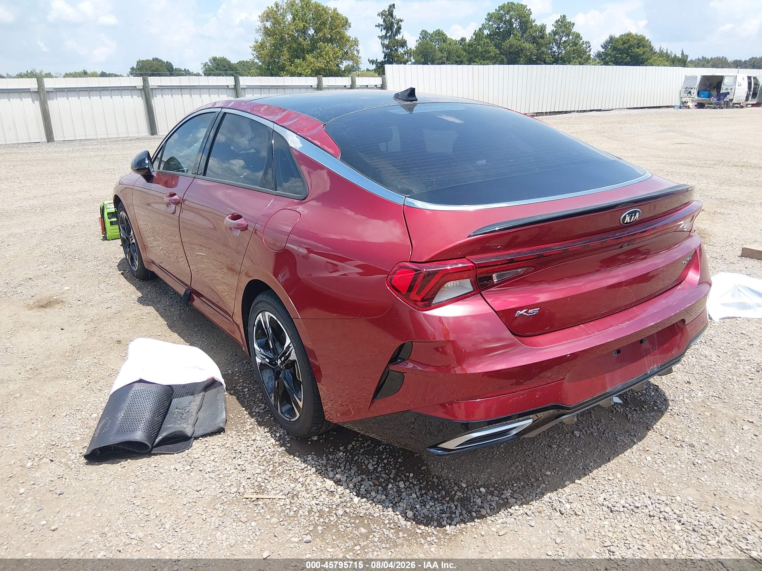 2021 Kia K5 Gt-line Красный vin: 5XXG64J20MG042189
