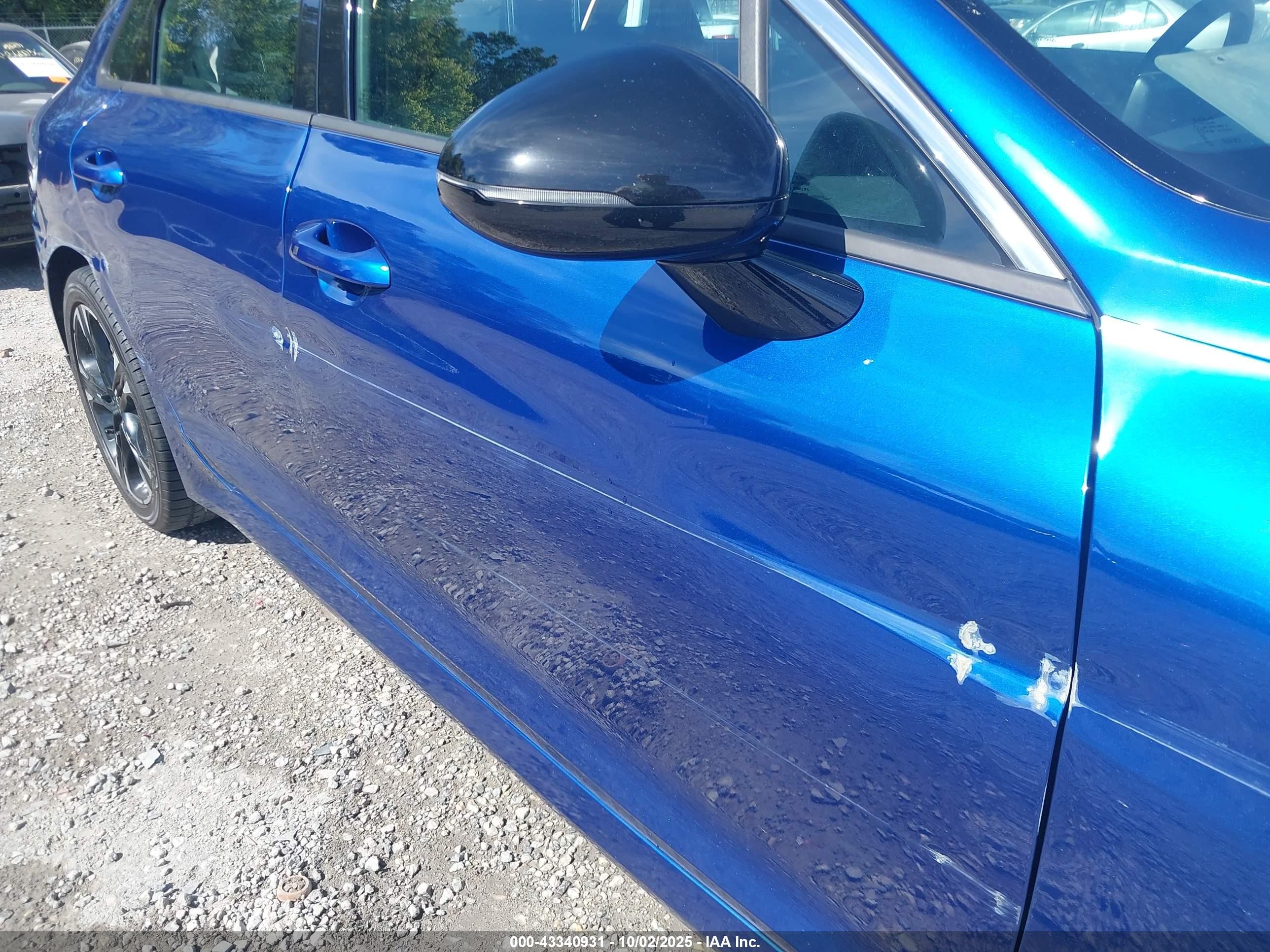 2021 Kia K5 Gt-line Синий vin: 5XXG64J25MG009835
