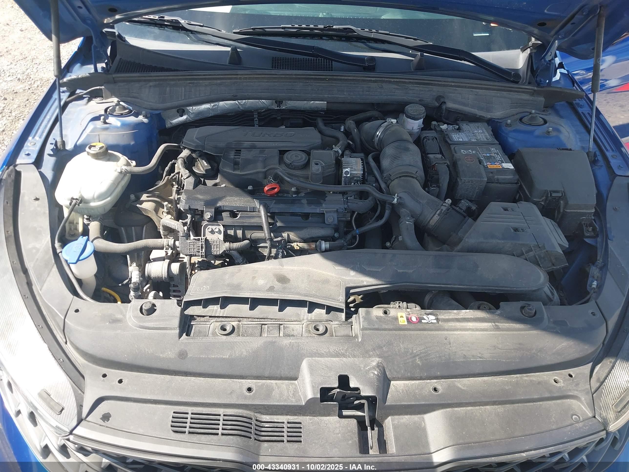 2021 Kia K5 Gt-line Синий vin: 5XXG64J25MG009835