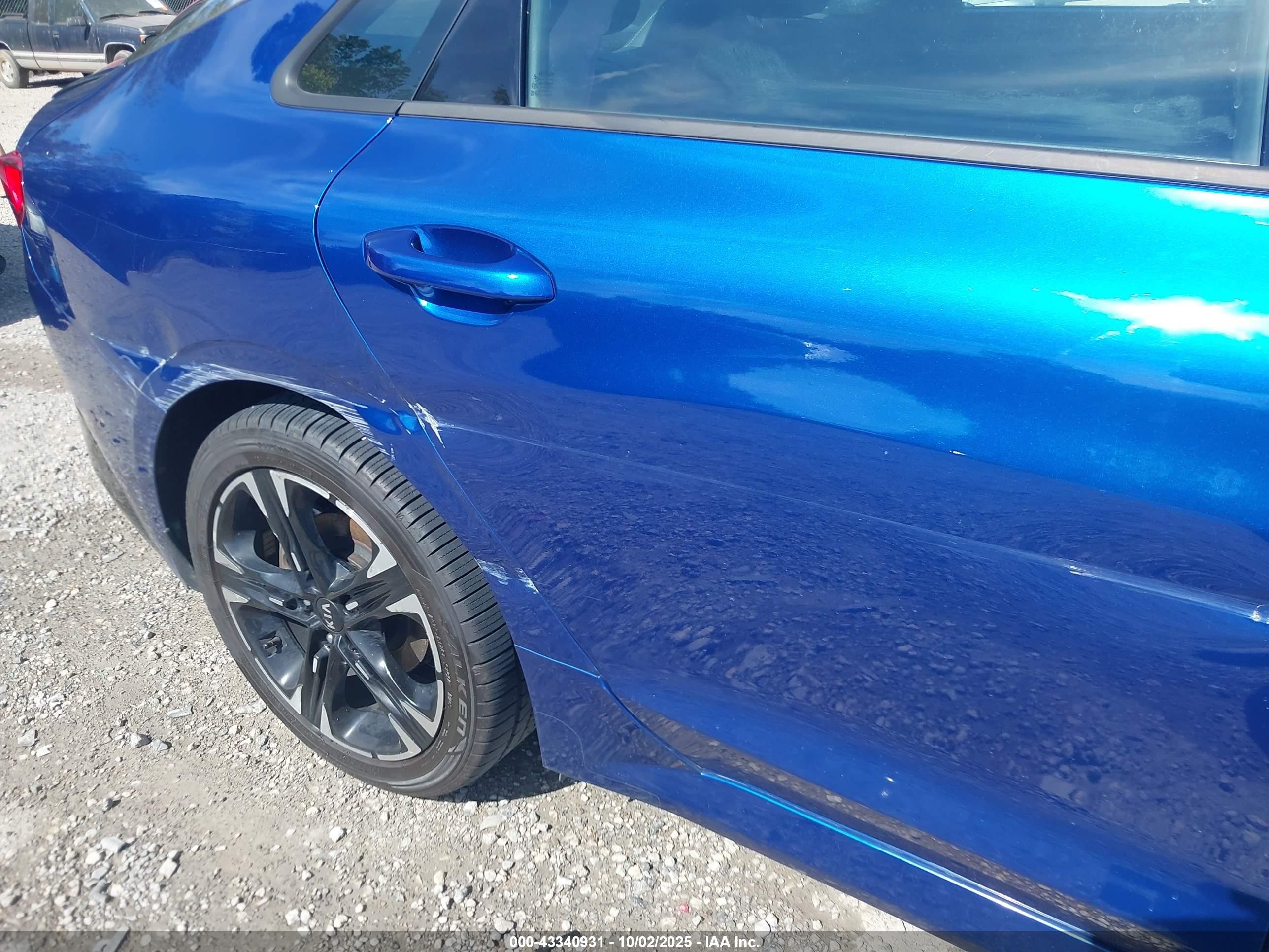 2021 Kia K5 Gt-line Синий vin: 5XXG64J25MG009835