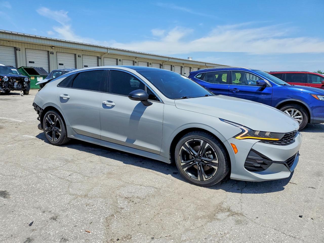 2022 Kia K5 Gt Line Gray vin: 5XXG64J25NG099392